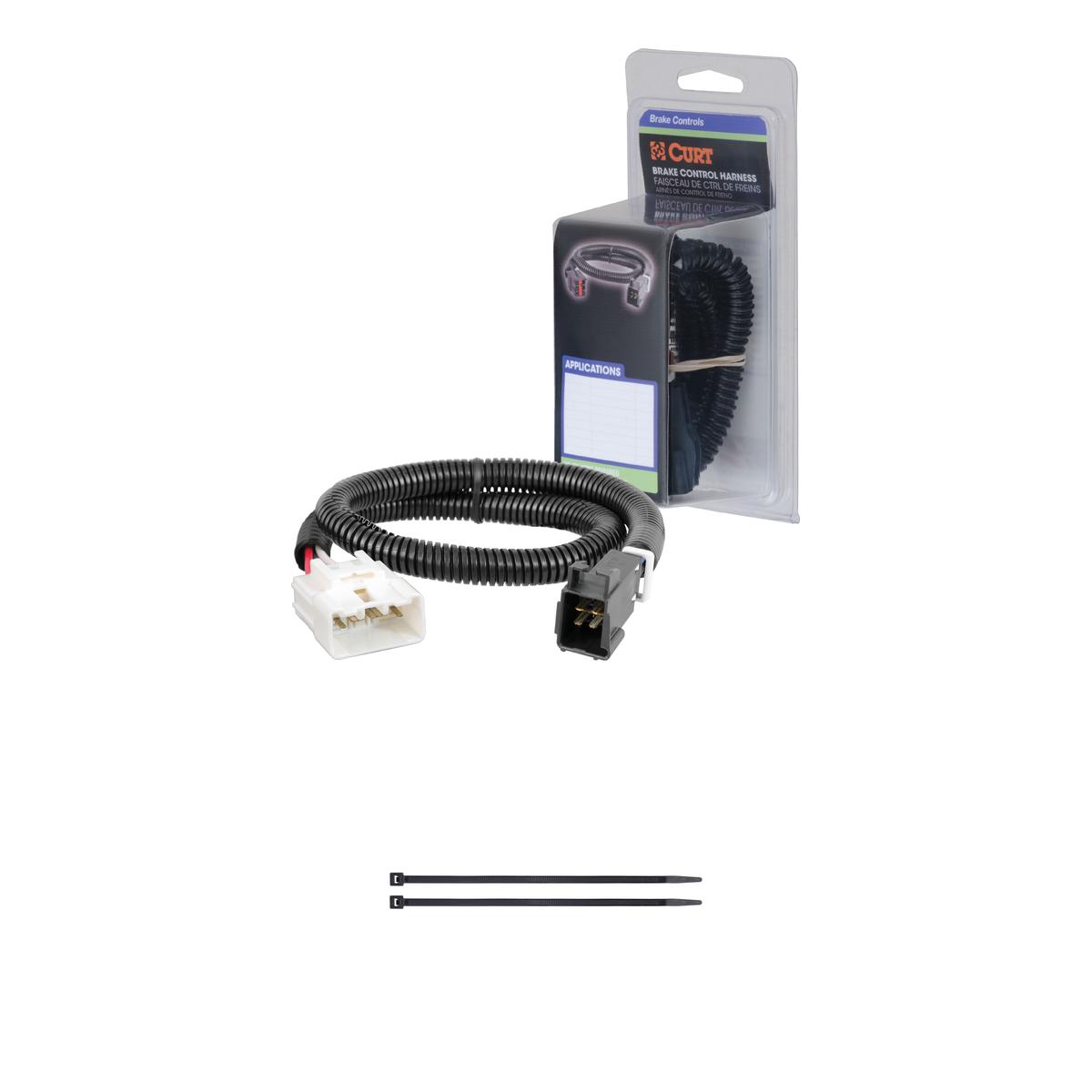 CURT Trailer Brake Controller Harness, Select Toyota Tacoma, Tundra (Packaged) Trailer Brake Control Harness thumbnail 0