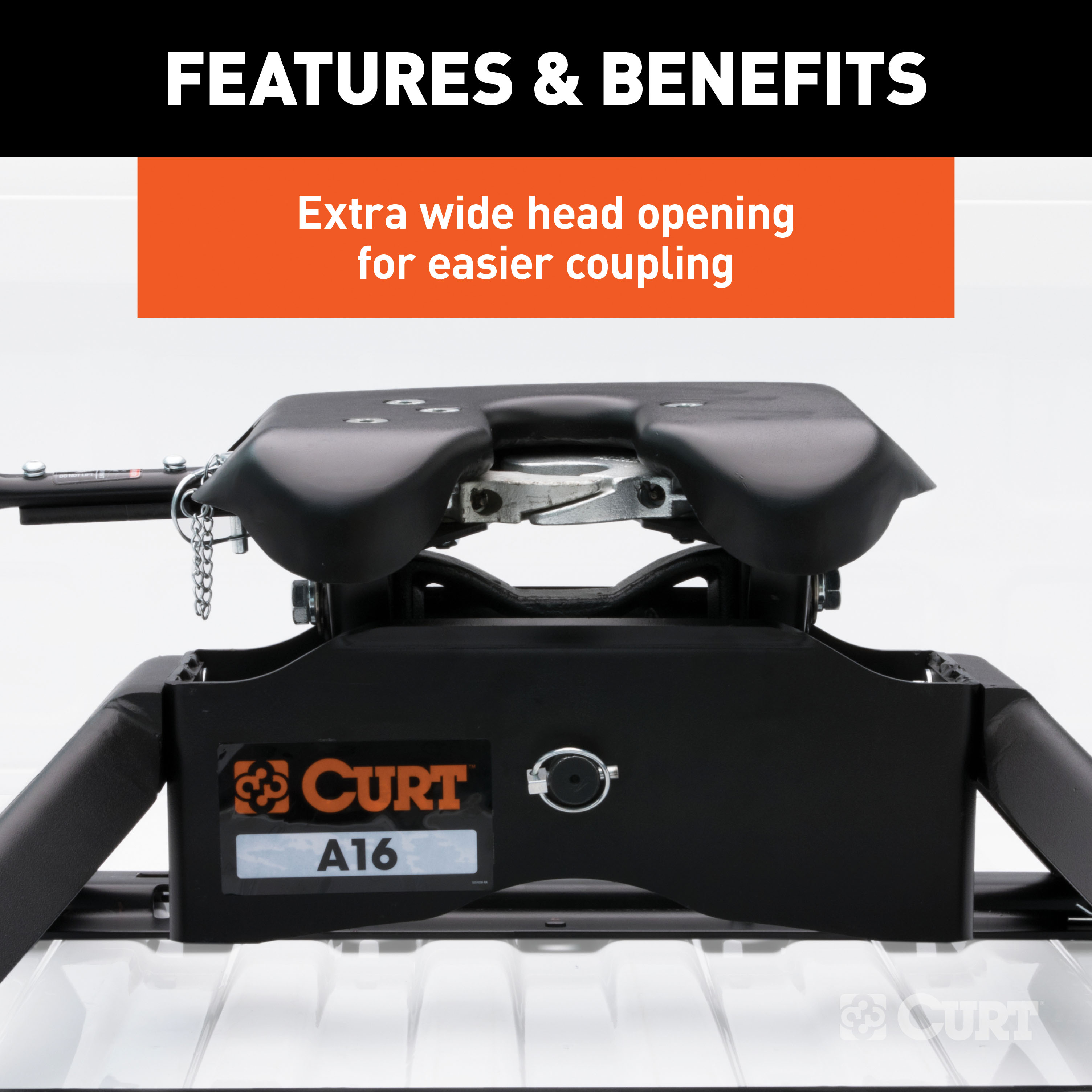 CURT 16K, 16K, A16 5th Wheel Hitch with Rails thumbnail 8