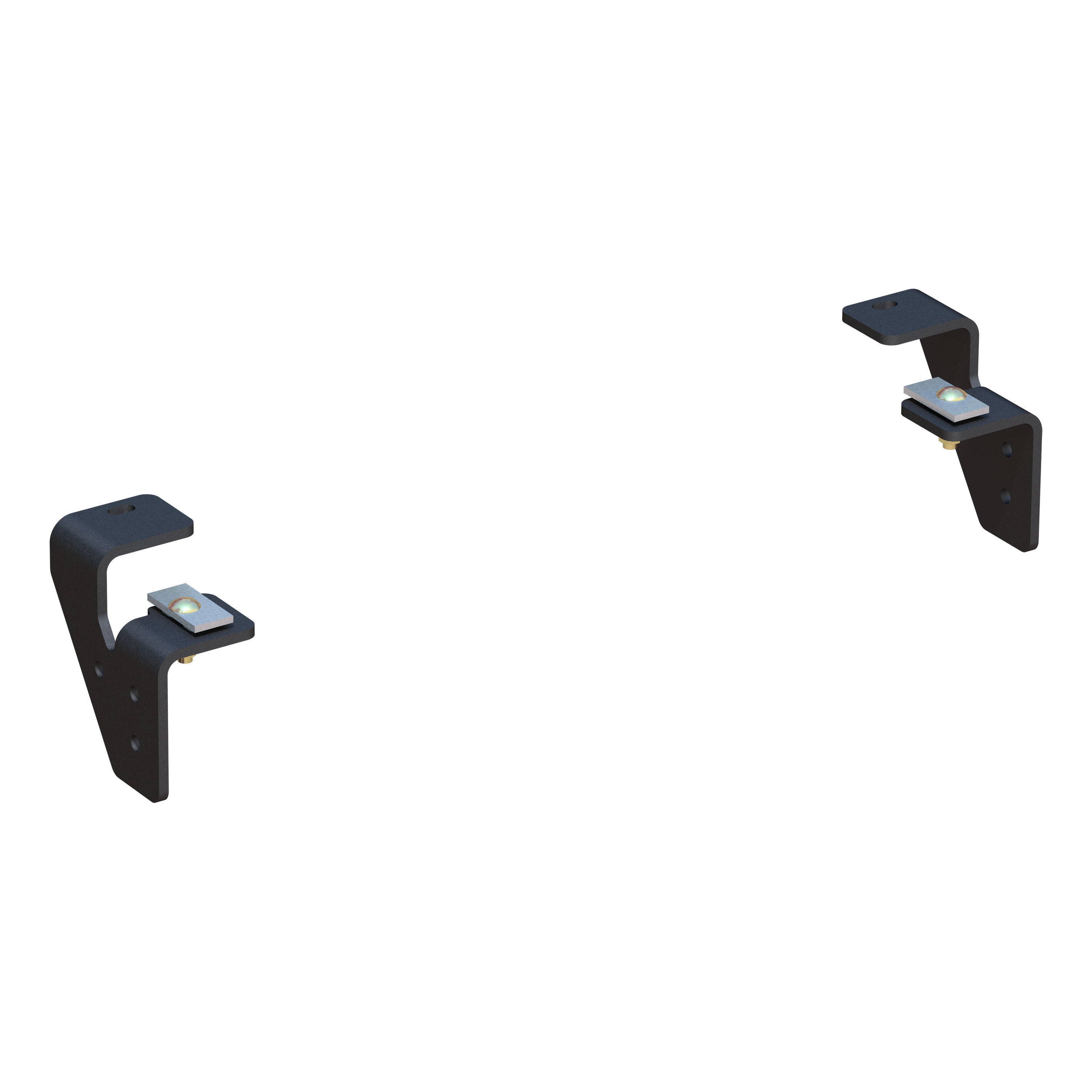 CURT Semi-Custom 5th Wheel Brackets, Select Dodge Ram 2500, 3500 (No Cab Chassis) Fifth Wheel Trailer Hitch Bracket thumbnail 0