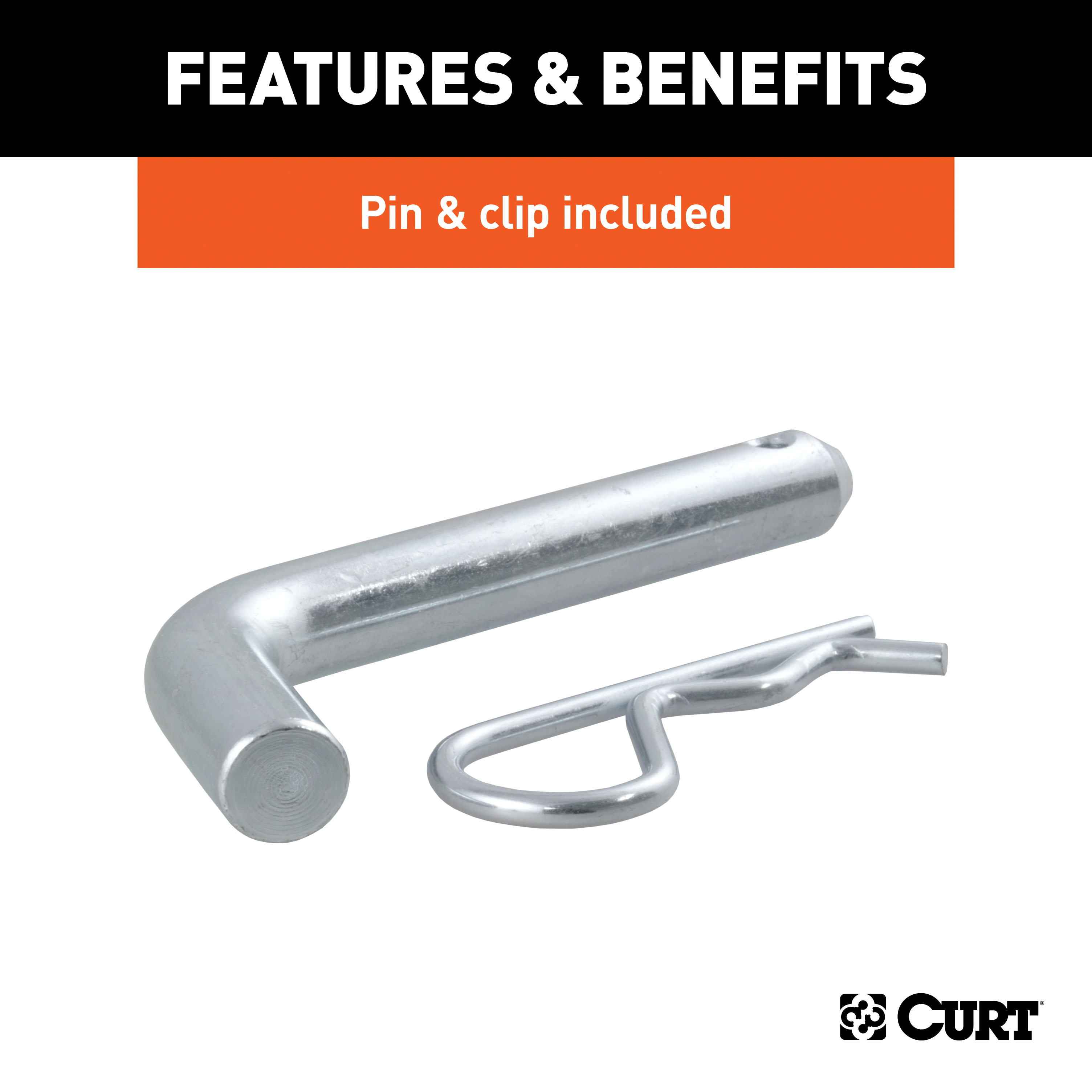 CURT Fusion Ball Mount with 2" Ball (2" Shank, 7,500 lbss., 2" Drop) Trailer Hitch Ball Mount thumbnail 4
