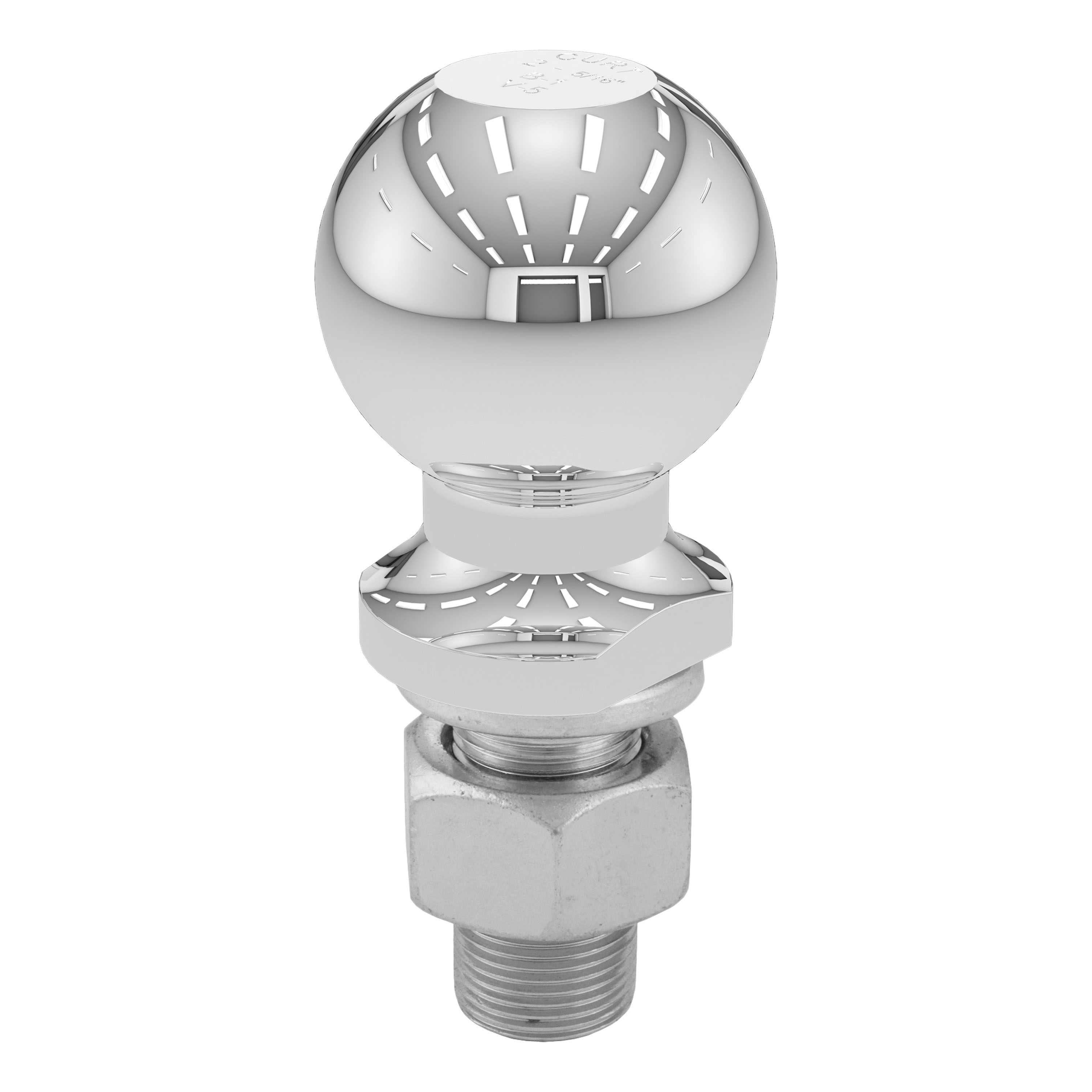 CURT 2-5/16" Trailer Ball (1" x 2-1/8" Shank, 7,500 lbs., Chrome) Trailer Hitch Ball thumbnail 0