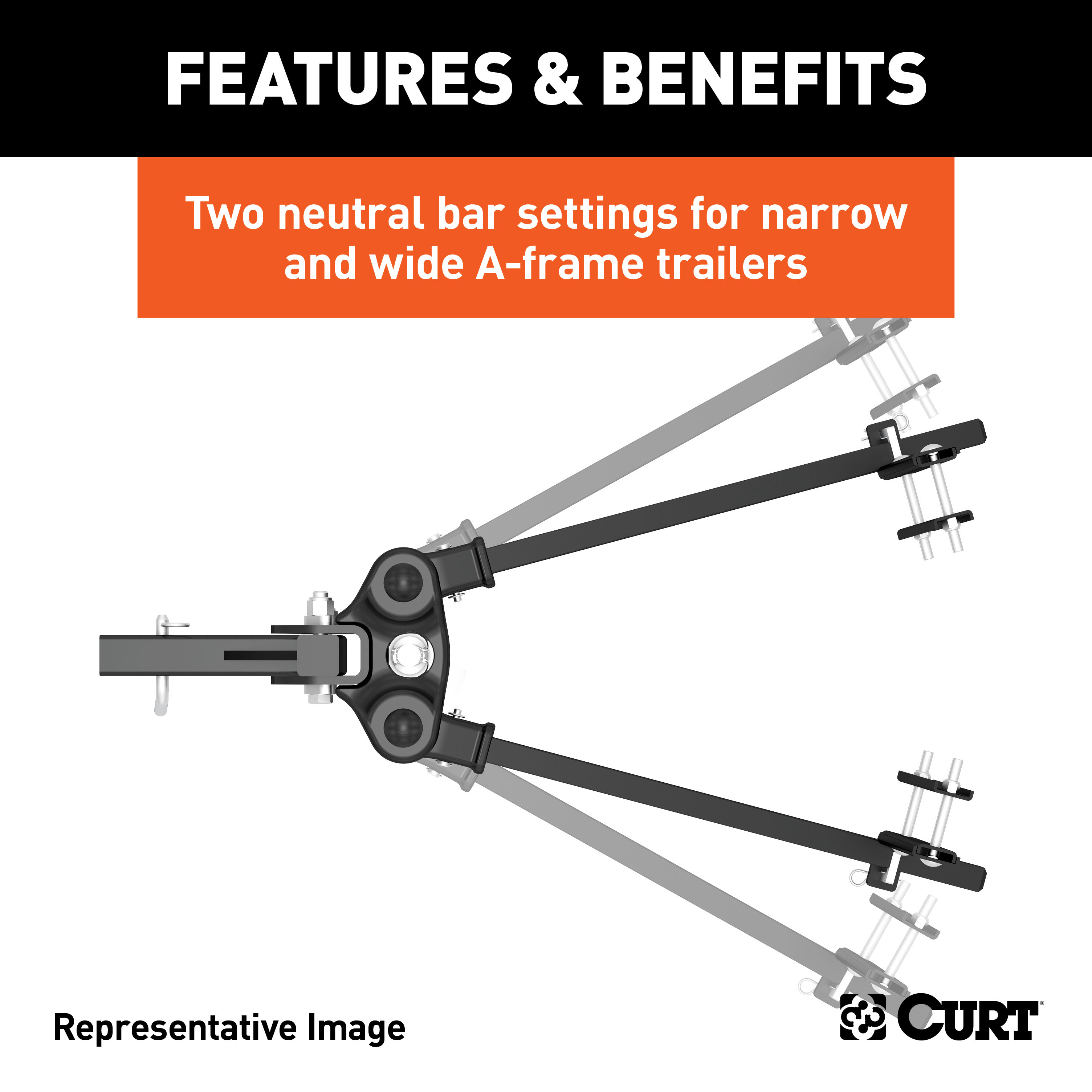 CURT 5-8K TruTrack 4P Weight Distribution Hitch with 4x Sway Control thumbnail 9