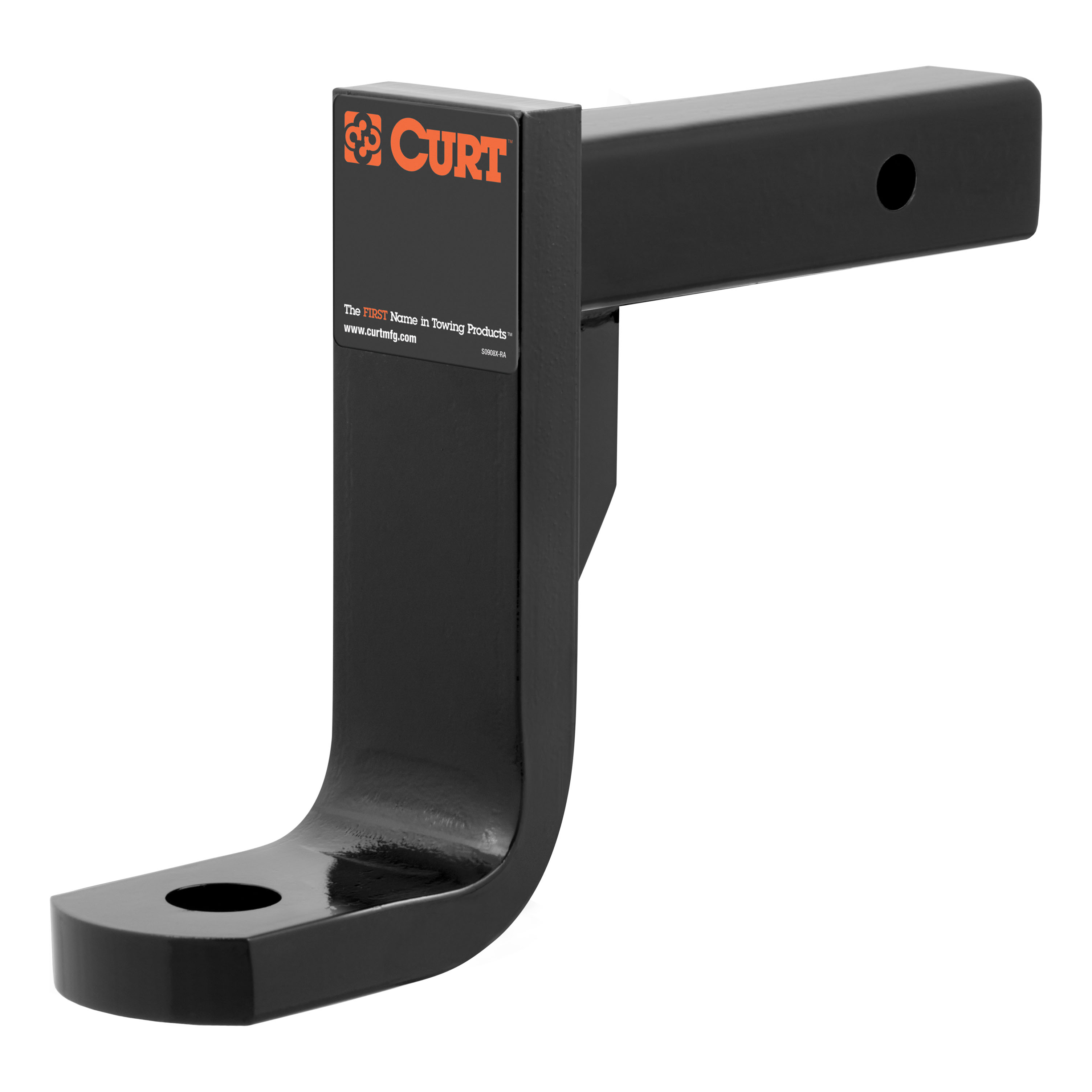 CURT Class 4 Ball Mount (2" Shank, 12,000 lbss., 8" Drop, 9-3/8" Long) Trailer Hitch Ball Mount thumbnail 0