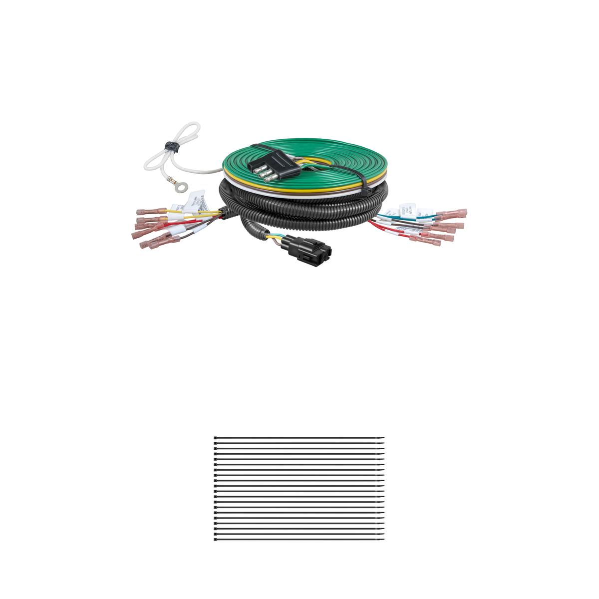 CURT Universal Splice-In Towed-Vehicle RV Wiring Harness for Dinghy Towing Trailer Connector Kit thumbnail 0