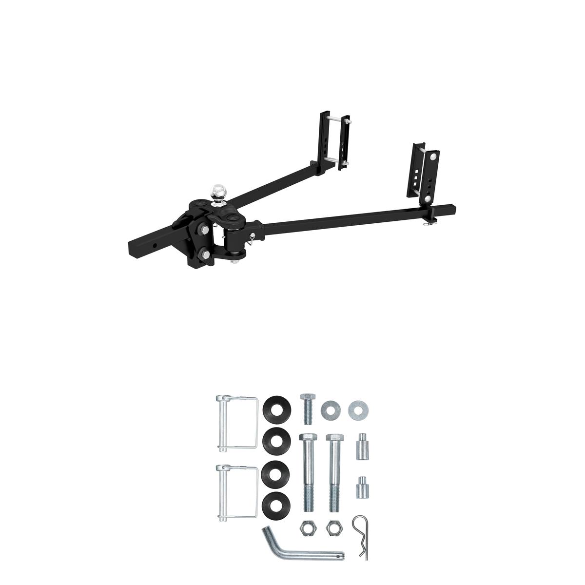 CURT 10-15K TruTrack 4P Weight Distribution Hitch with 4x Sway Control thumbnail 0