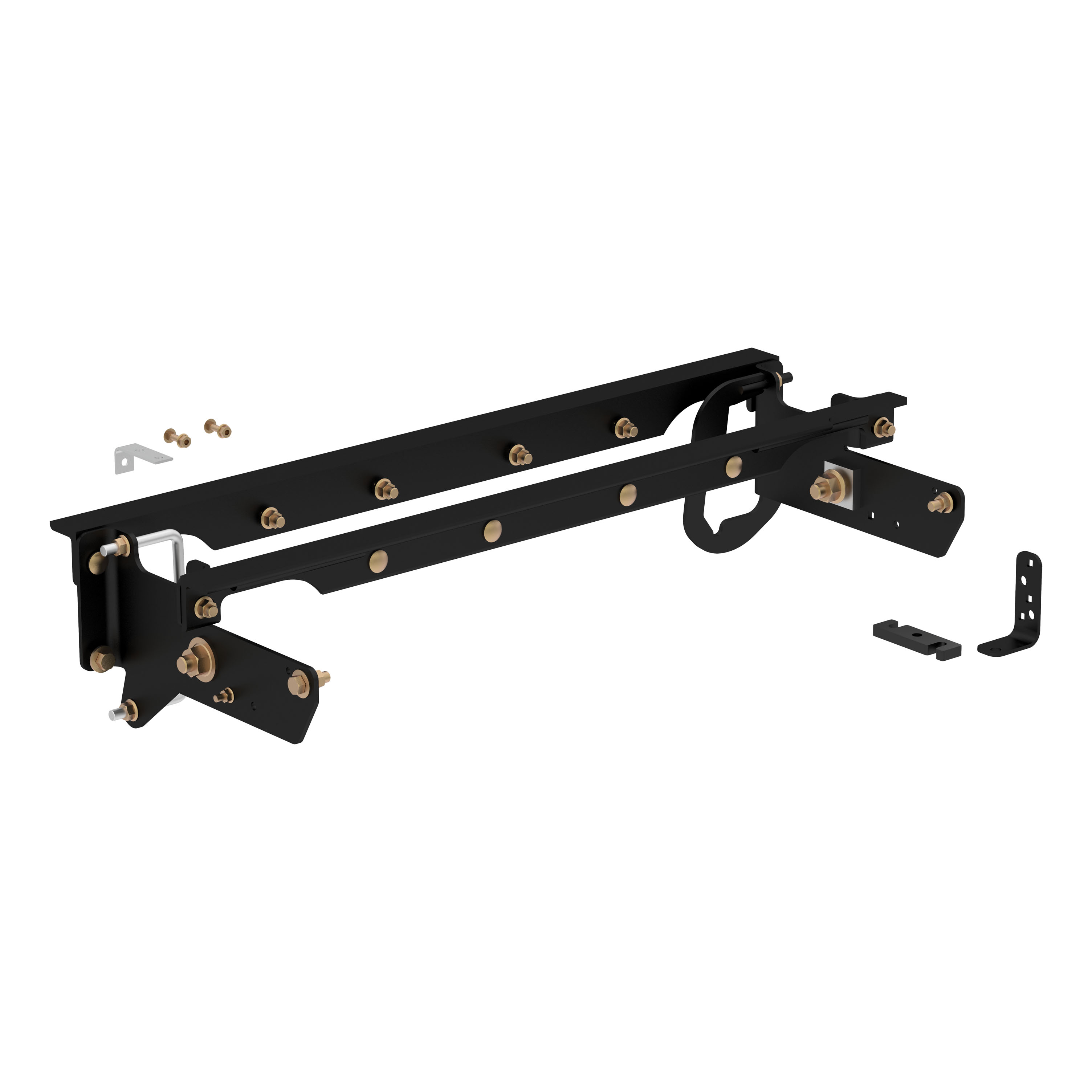 CURT Under-Bed Gooseneck Installation Brackets, Select Ford F-250, F-350, F-450 Gooseneck Trailer Hitch Mount Kit thumbnail 0