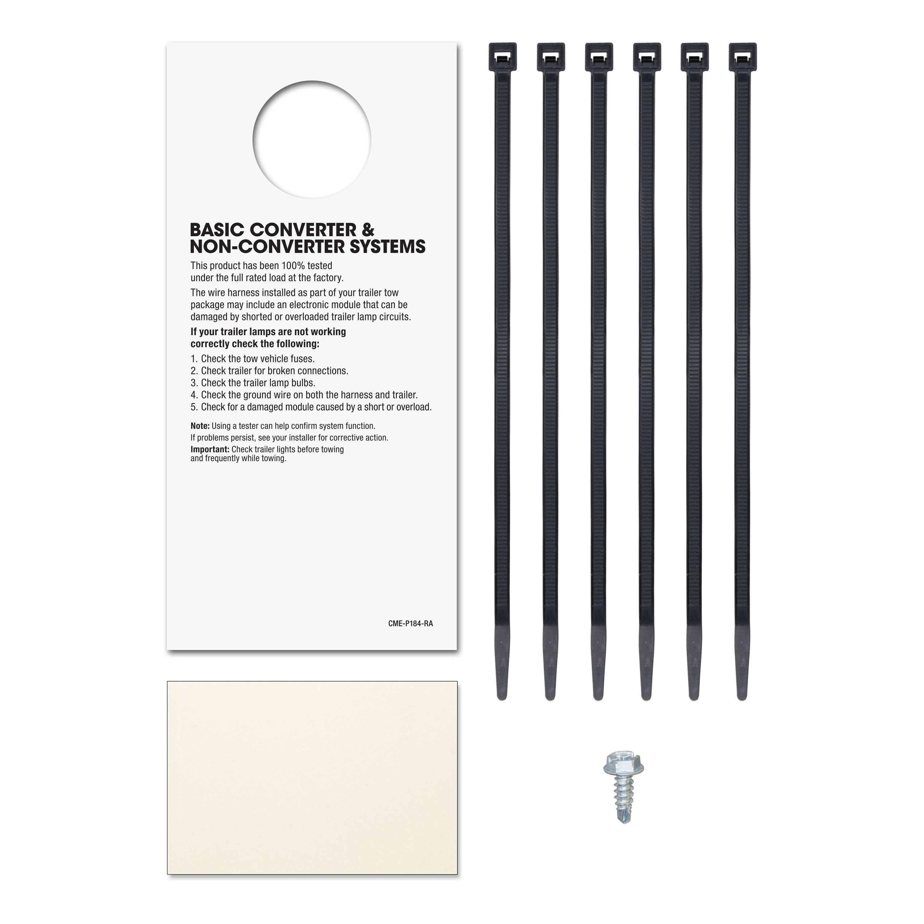 CURT Replacement OE 4-Way Flat Socket (T's into USCAR) Trailer Connector Kit thumbnail 1