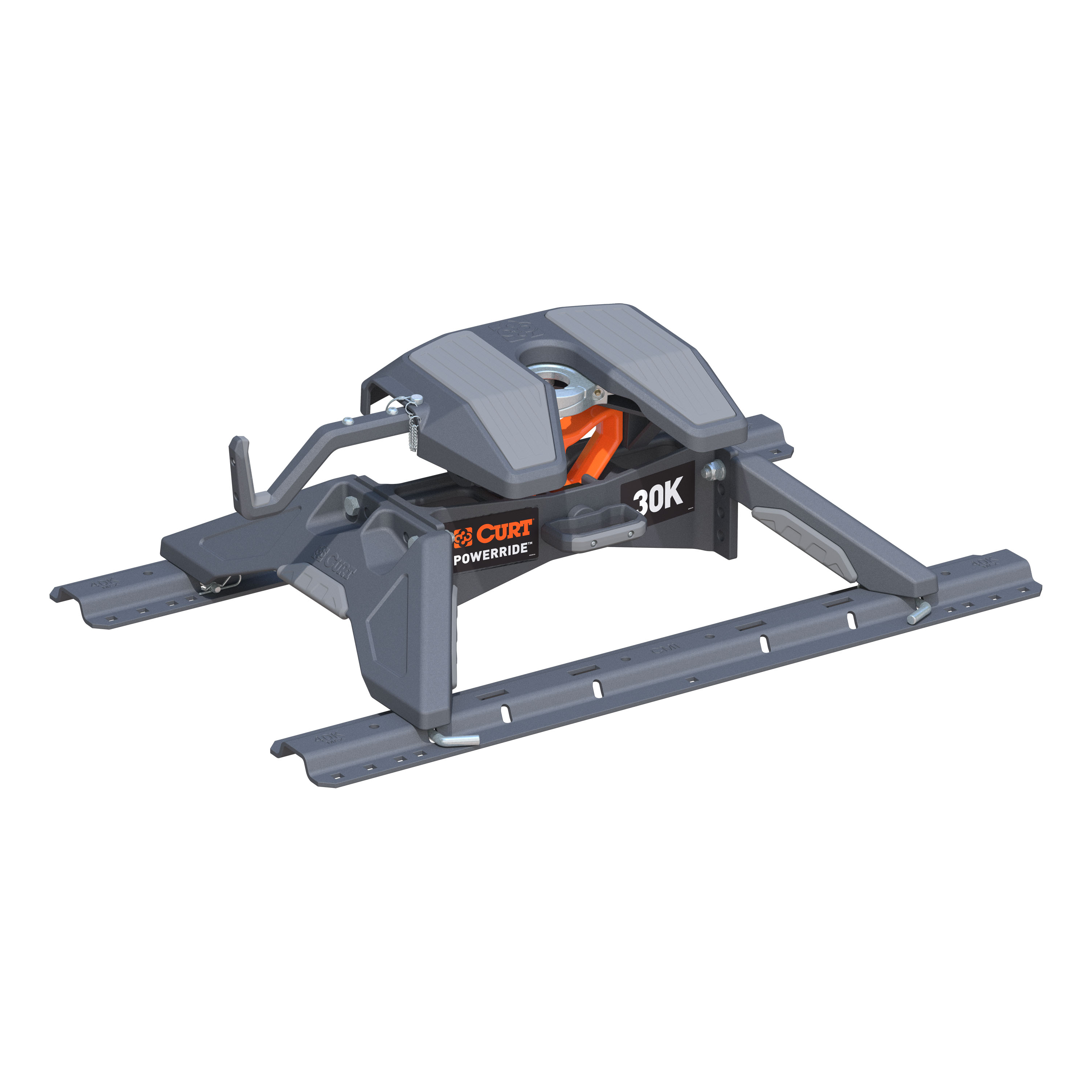 CURT PowerRide 30K 5th Wheel Hitch with Rails thumbnail 0