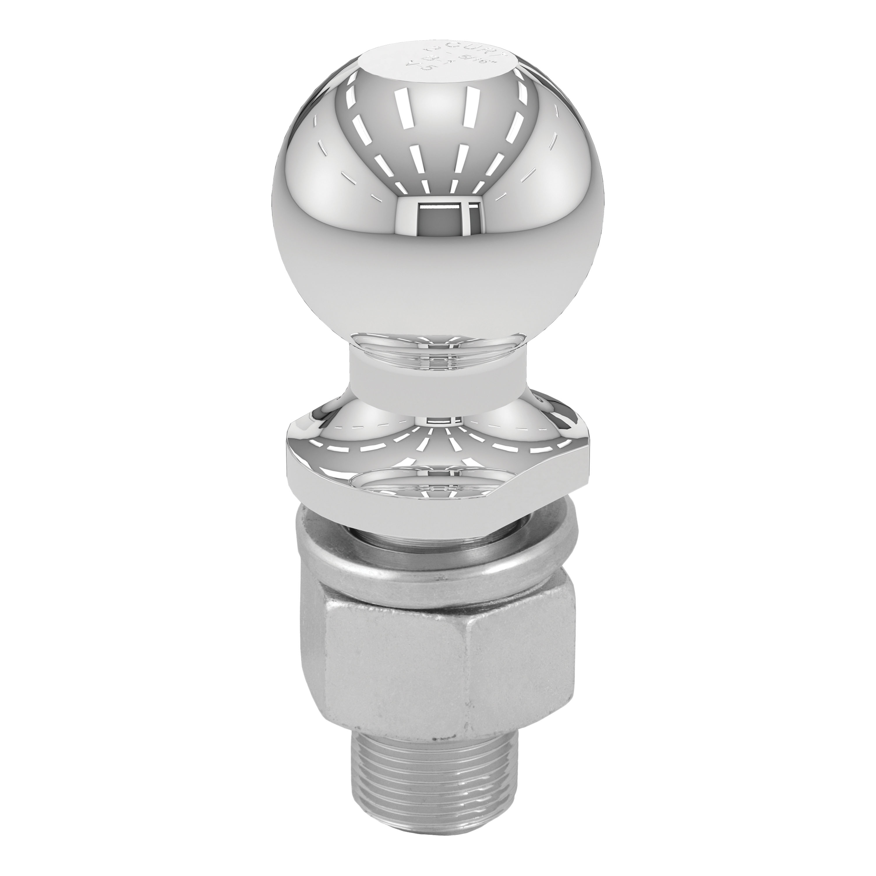 CURT 2-5/16" Trailer Ball (1-1/4" x 2-5/8" Shank, 15,000 lbs., Chrome, Packaged) Trailer Hitch Ball thumbnail 0