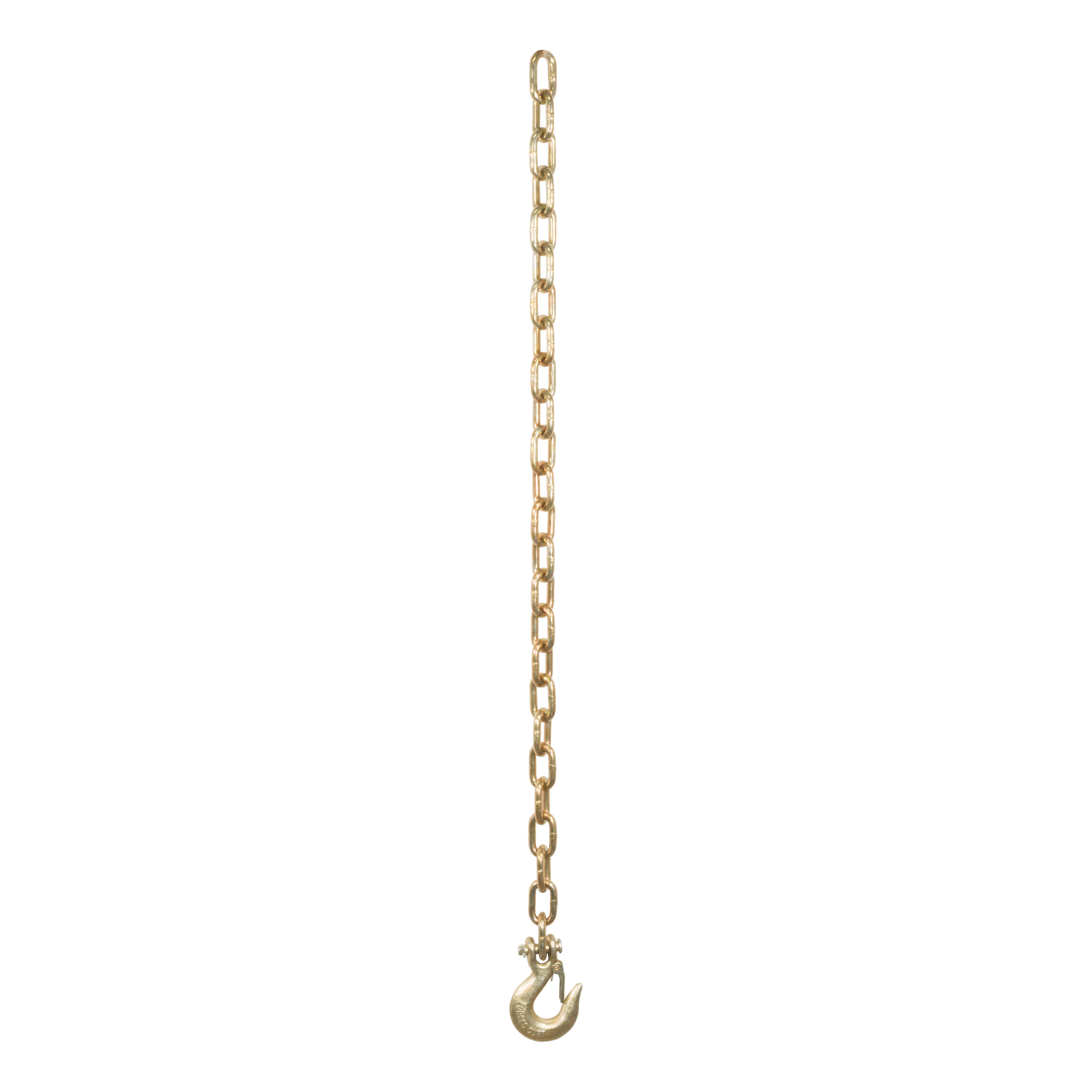 CURT 35" Safety Chain with 1 Clevis Hook (12,600 lbs, Yellow Zinc) Trailer Hitch thumbnail 1