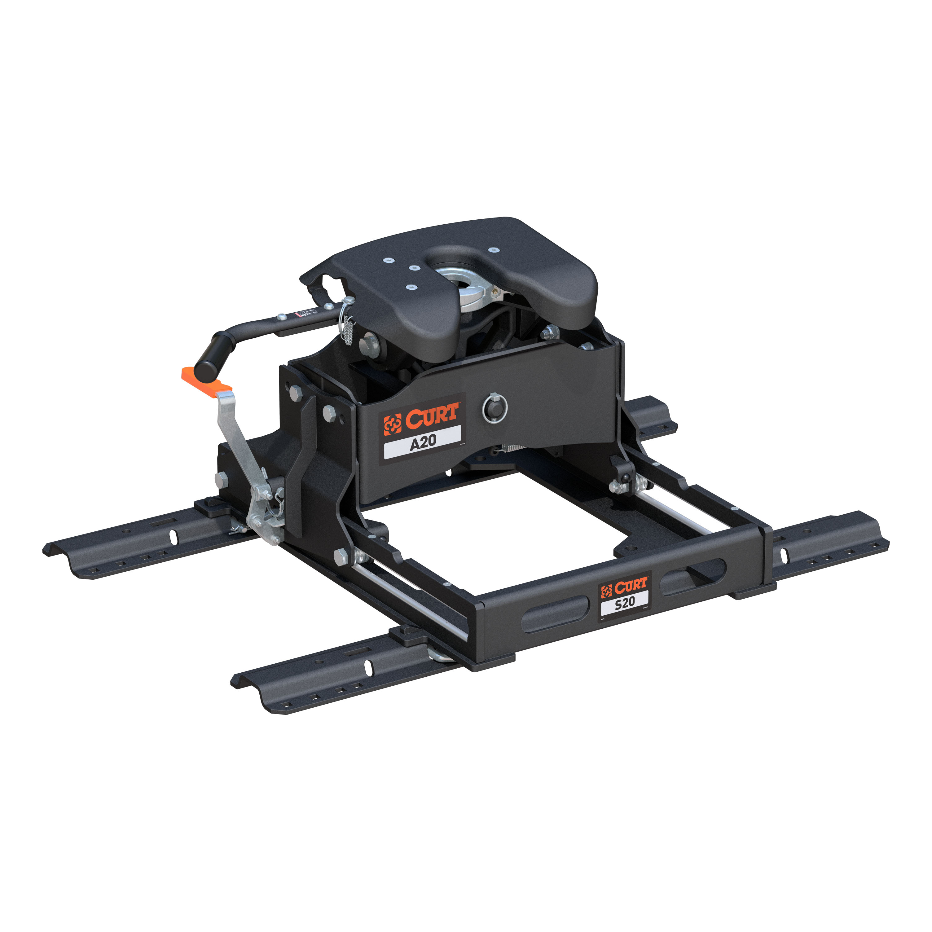 CURT 20K, A20 Sliding 5th Wheel Hitch with Rails, 20,000 lbs. thumbnail 0