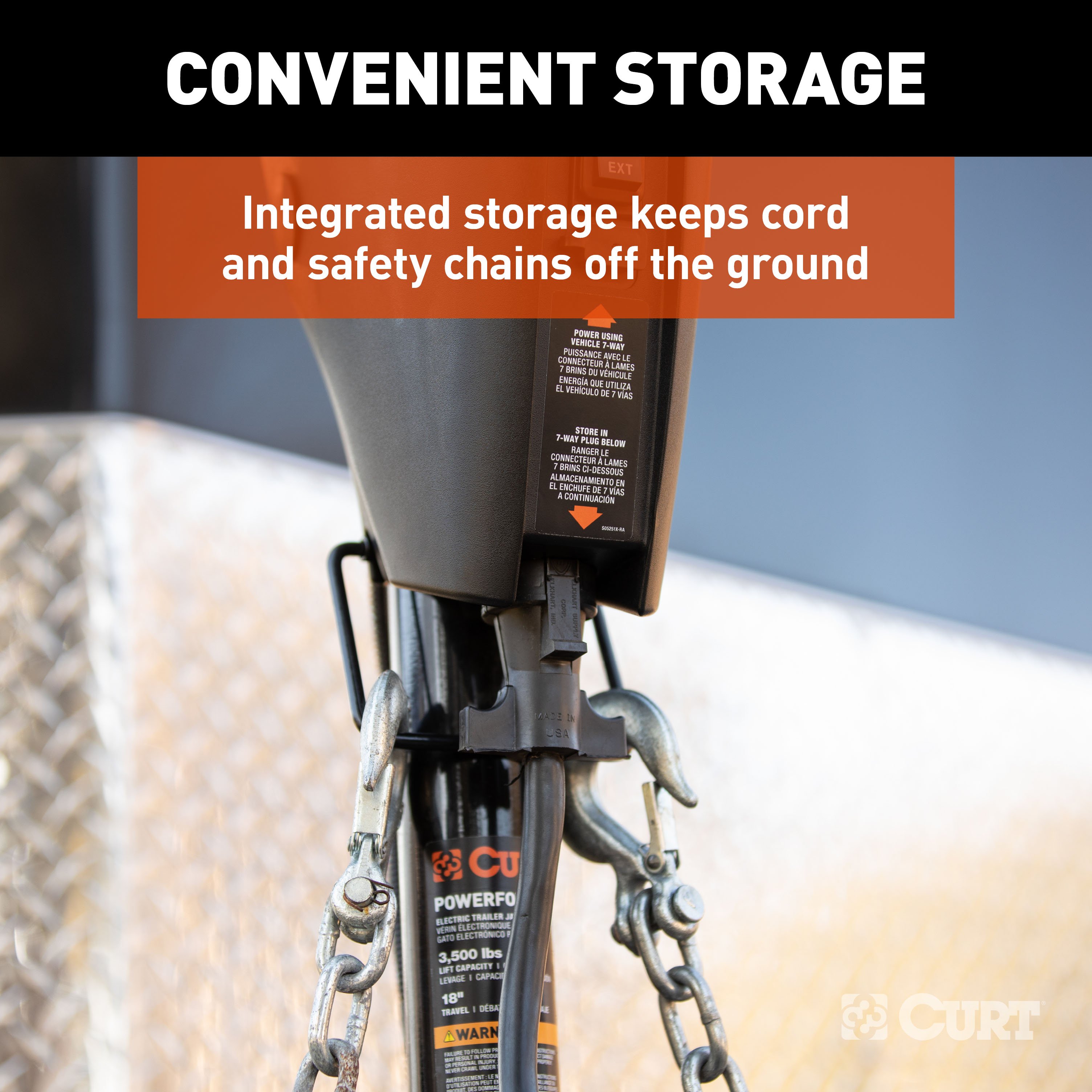 Lippert Lippert Power Stance Tongue Jack, 3,500 lbs 813748 thumbnail 11