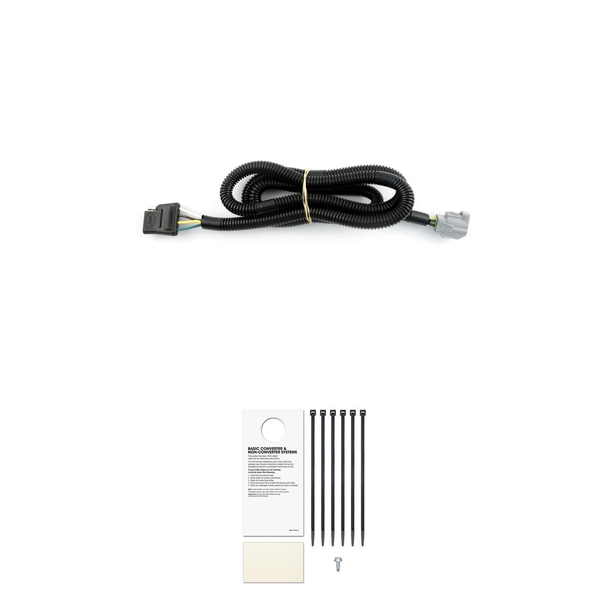 CURT Custom 4-Flat, Select Lexus RX350, RX450h, OEM Tow Package Required Trailer Connector Kit thumbnail 0