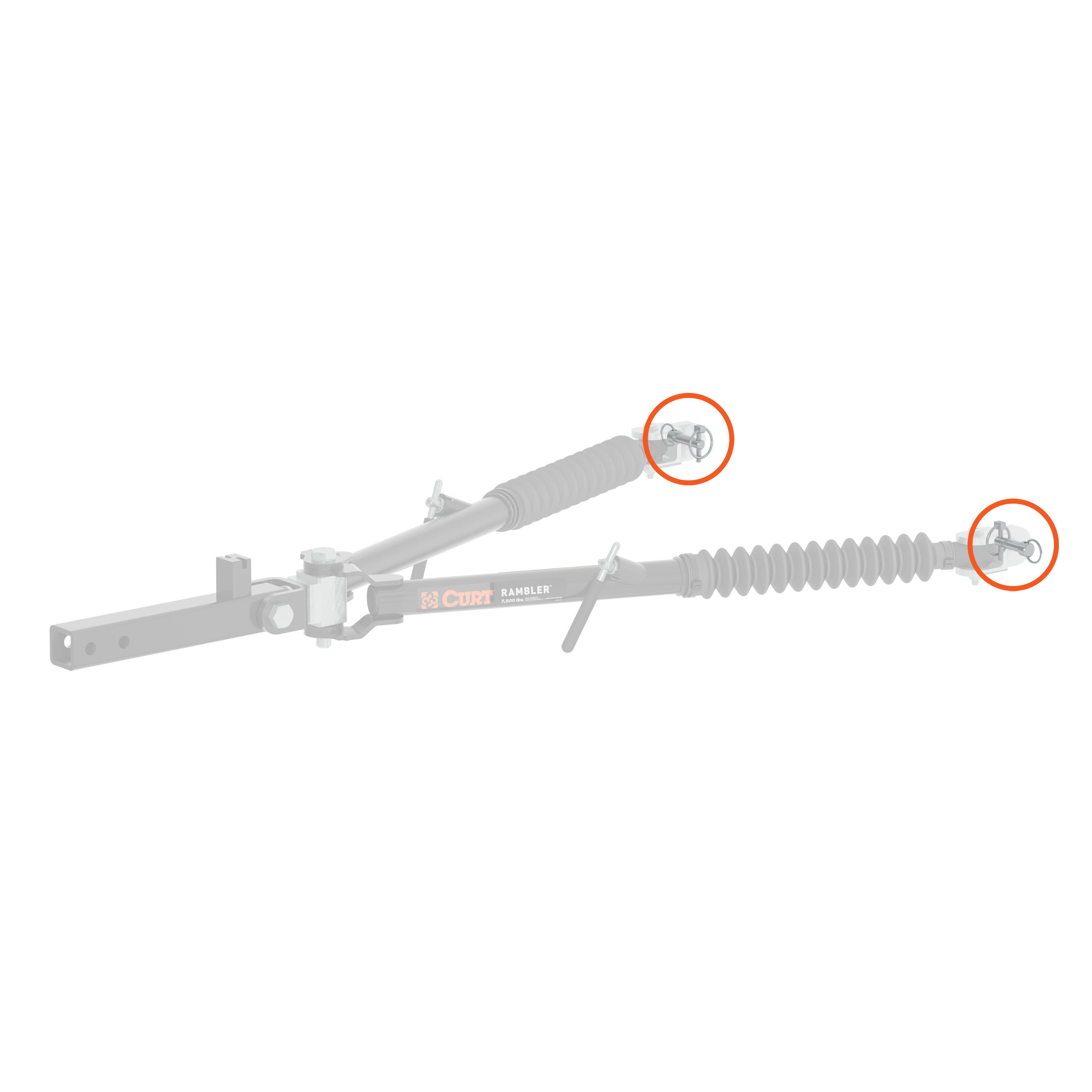 CURT Replacement Rambler Tow Bar Base Pins Trailer Hitch Pin thumbnail 1