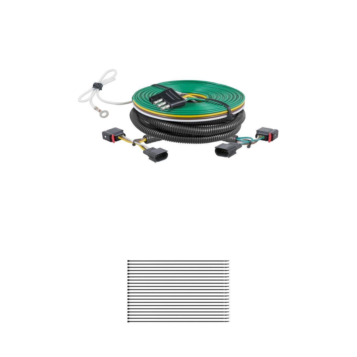 CURT Custom Towed-Vehicle RV Wiring Harness, Select Dodge, Ram 1500, 2500, 3500 Trailer Connector Kit thumbnail 0