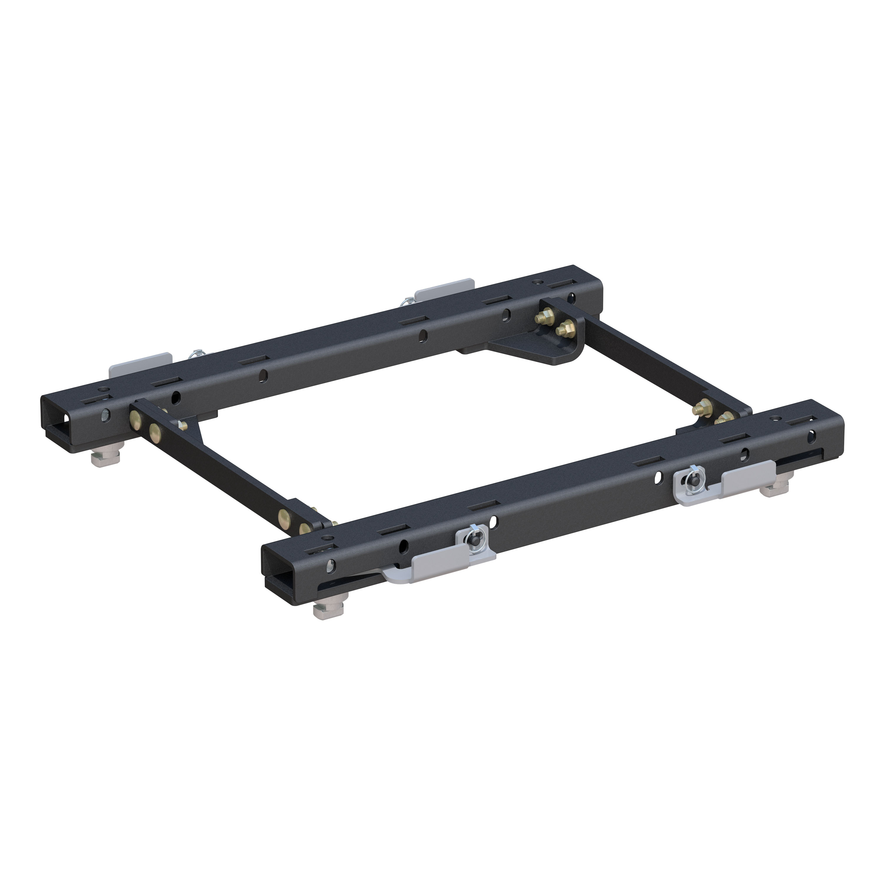 CURT Puck System 5th Wheel Rails, Select Chevy Silverado, GMC Sierra 2500 HD, 3500 HD Fifth Wheel Trailer Hitch Mount Leg thumbnail 0