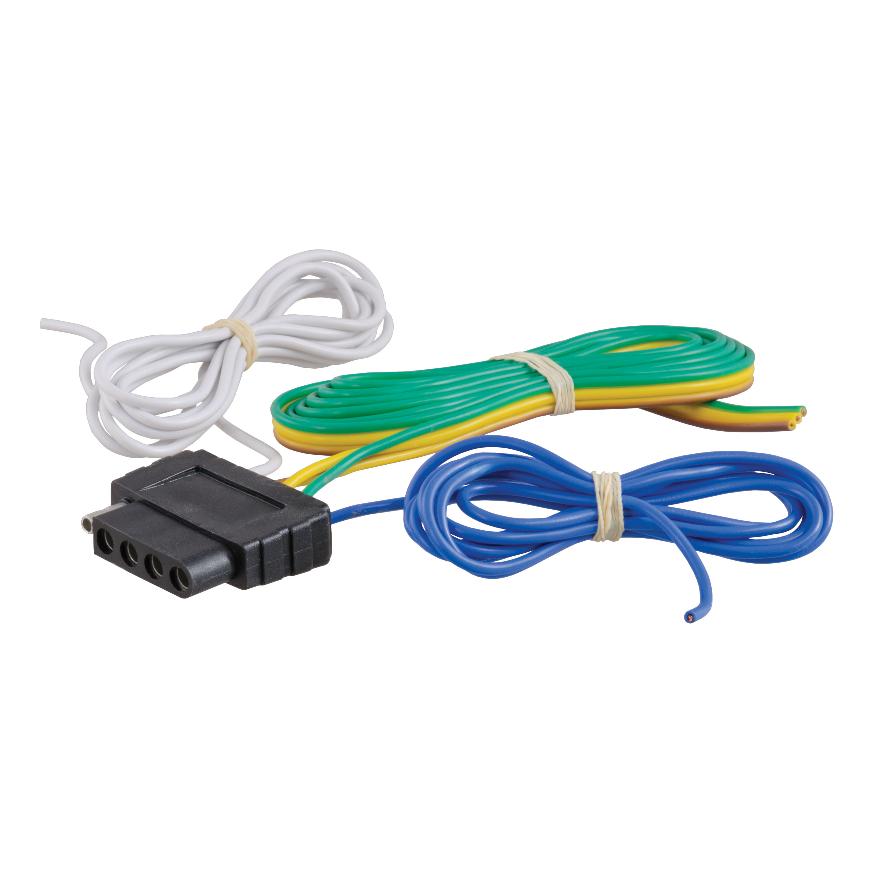 CURT 5-Way Flat Connector Socket with 60" Wires (Vehicle Side) Trailer Connector Kit thumbnail 0