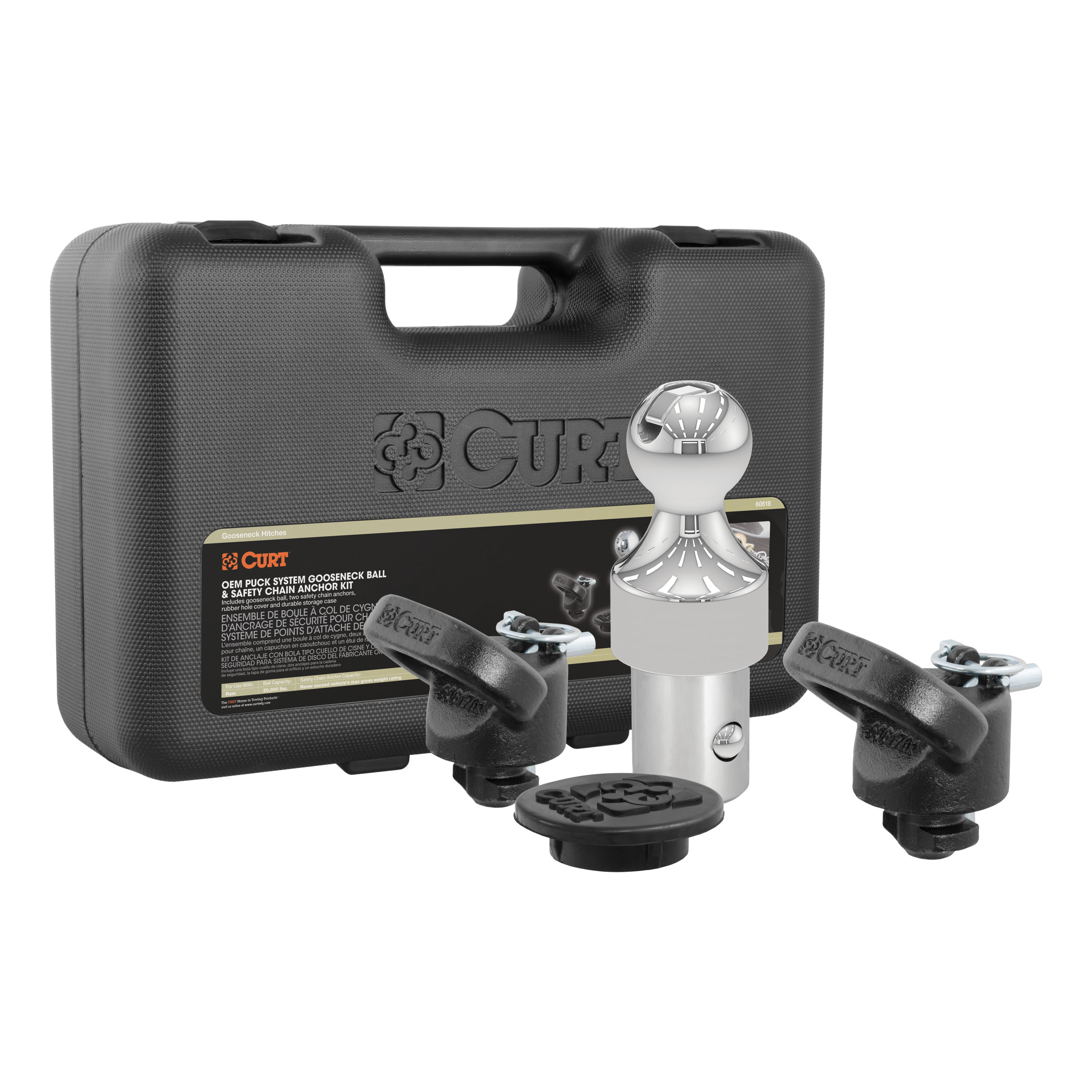 CURT OEM Puck System 2-5/16" Gooseneck Kit, Ram (38K) Gooseneck Trailer Hitch thumbnail 0
