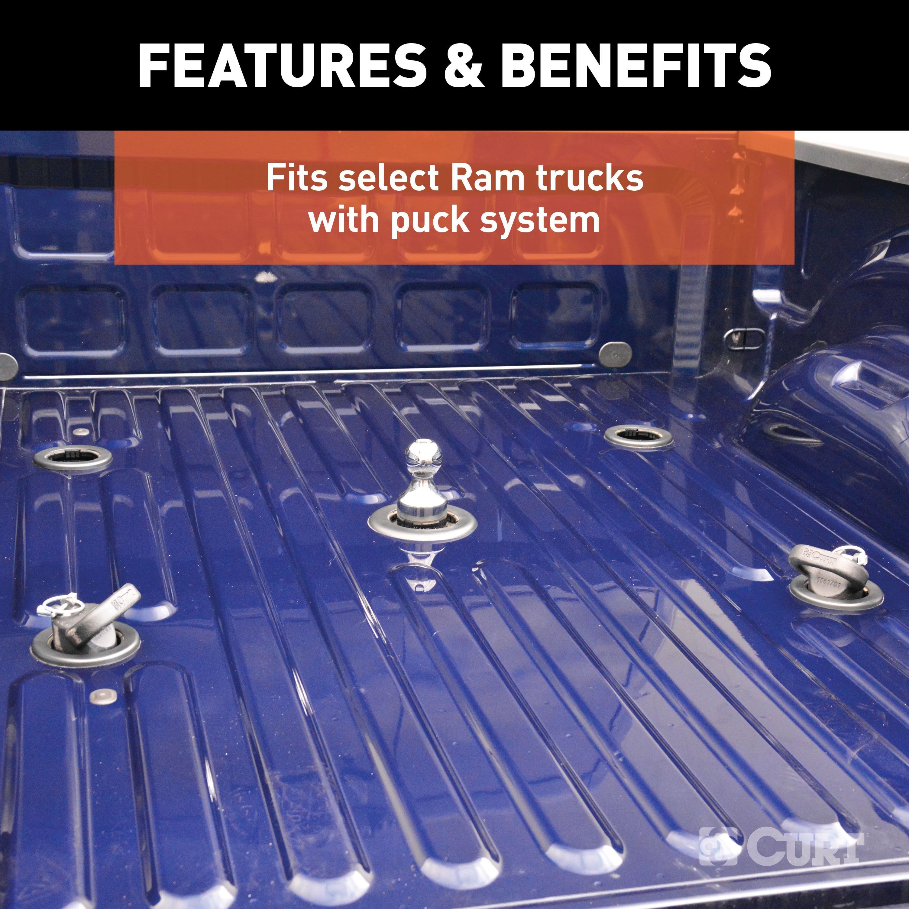 CURT OEM Puck System 2-5/16" Gooseneck Kit, Ram (38K) Gooseneck Trailer Hitch thumbnail 8