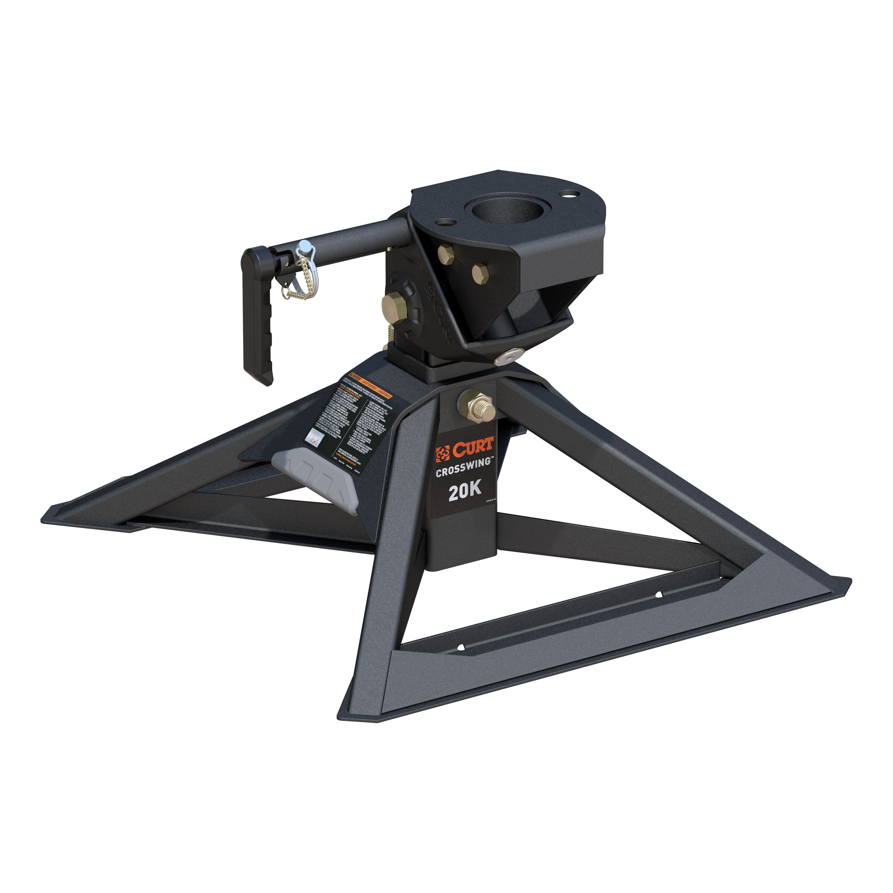 CURT CrossWing 20K Single-Point 5th Wheel Hitch for 2-5/16" Gooseneck thumbnail 0