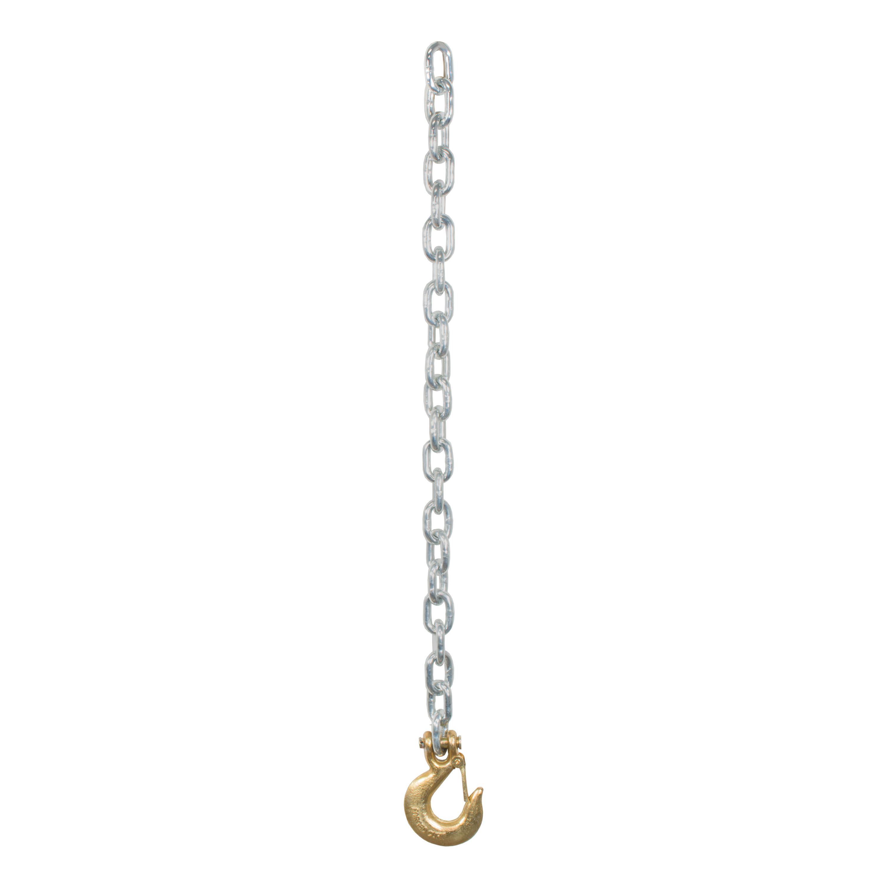 CURT 35" Safety Chain with 1 Clevis Hook (16,200 lbs, Yellow Zinc) Trailer Hitch thumbnail 1