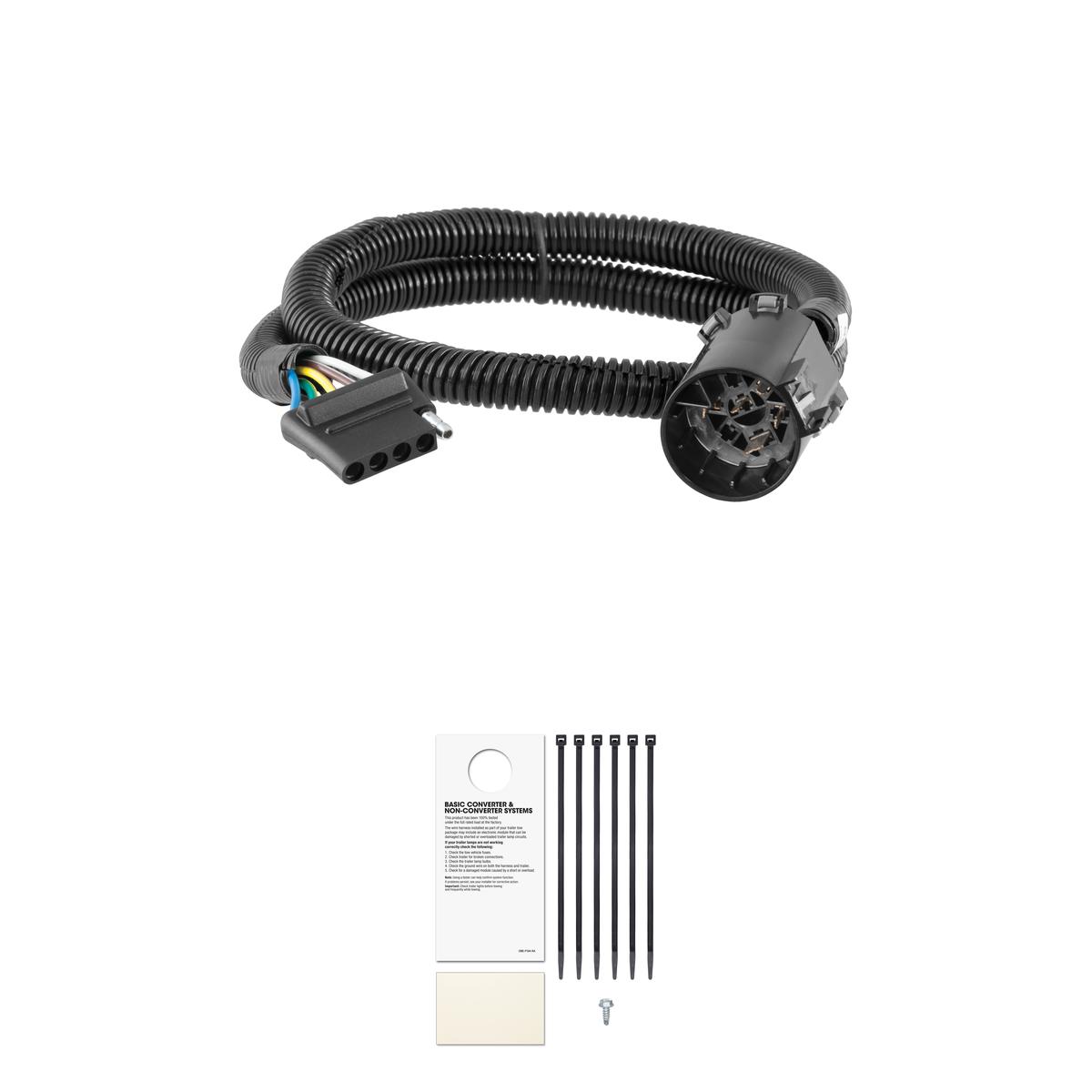 CURT Replacement OE 5-Way Flat Socket (Plugs into USCAR) Trailer Connector Kit thumbnail 0