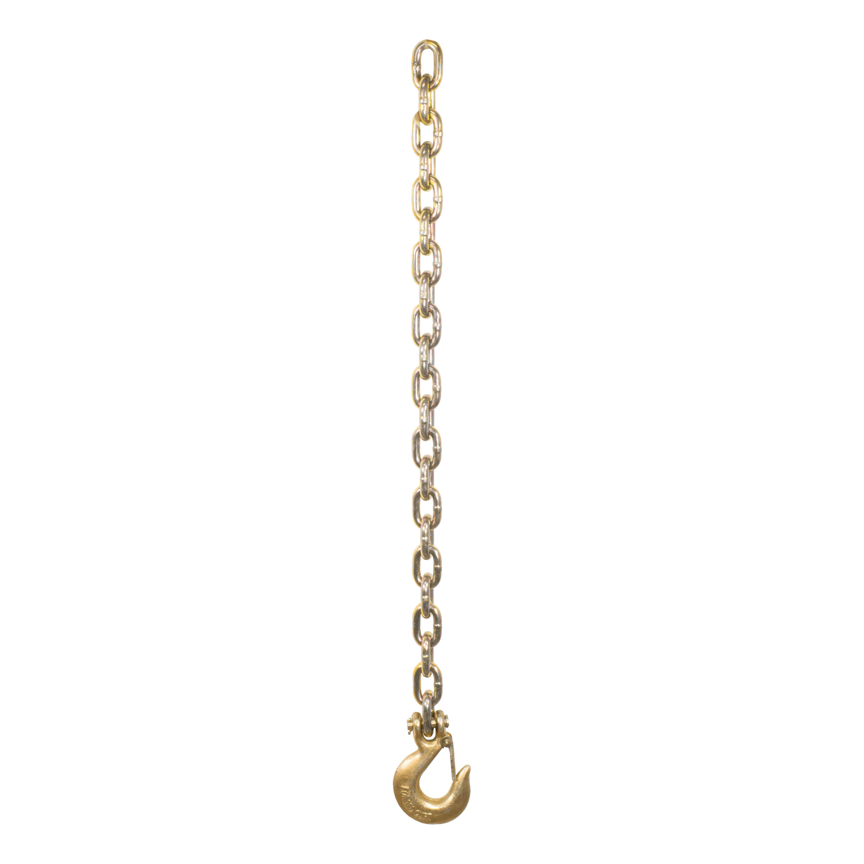CURT 35" Safety Chain with 1 Clevis Hook (24,000 lbs, Yellow Zinc) Trailer Hitch thumbnail 1