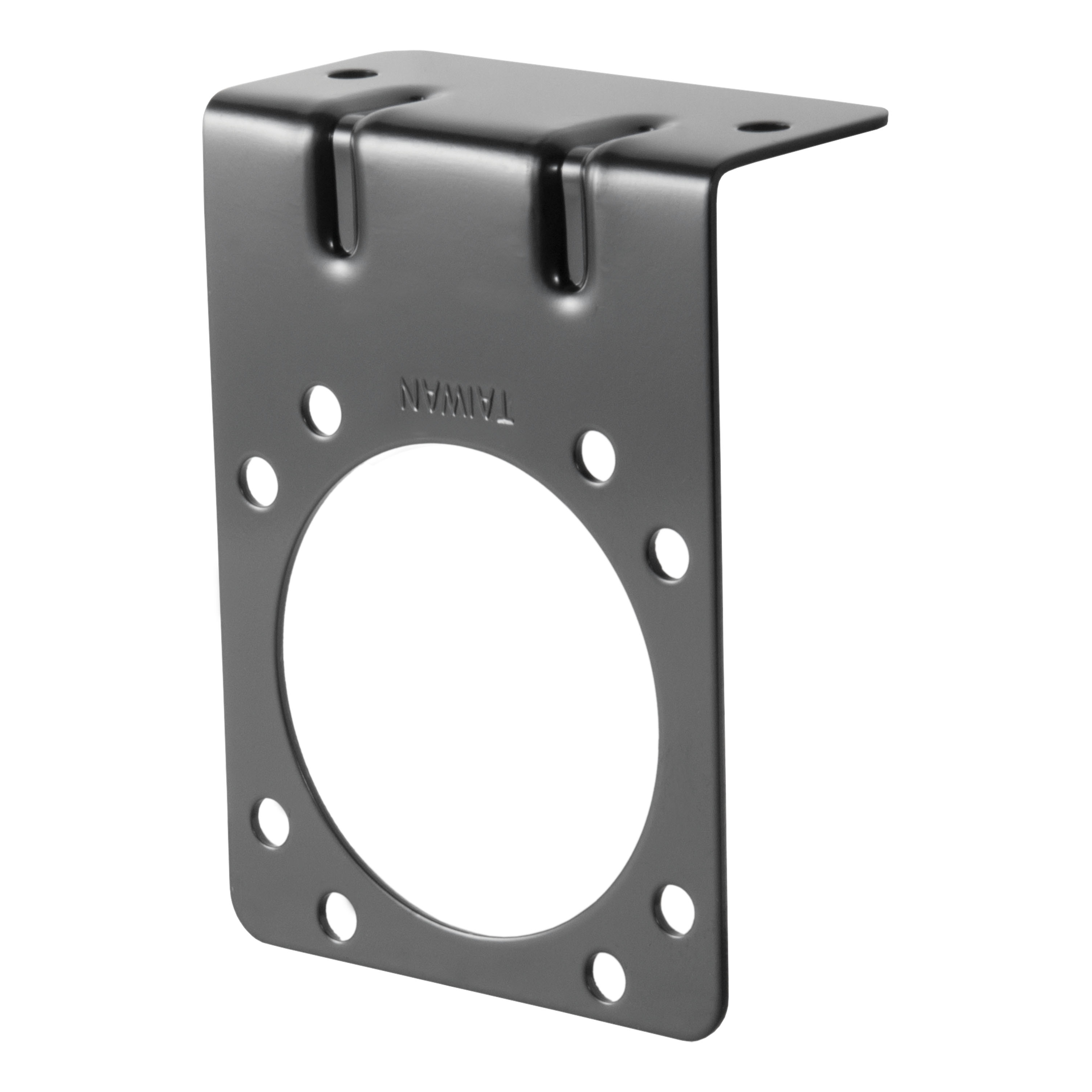 CURT Connector Mounting Bracket for 7-Way RV Blade (Black, Packaged) Trailer Wire Connector Mounting Bracket thumbnail 4