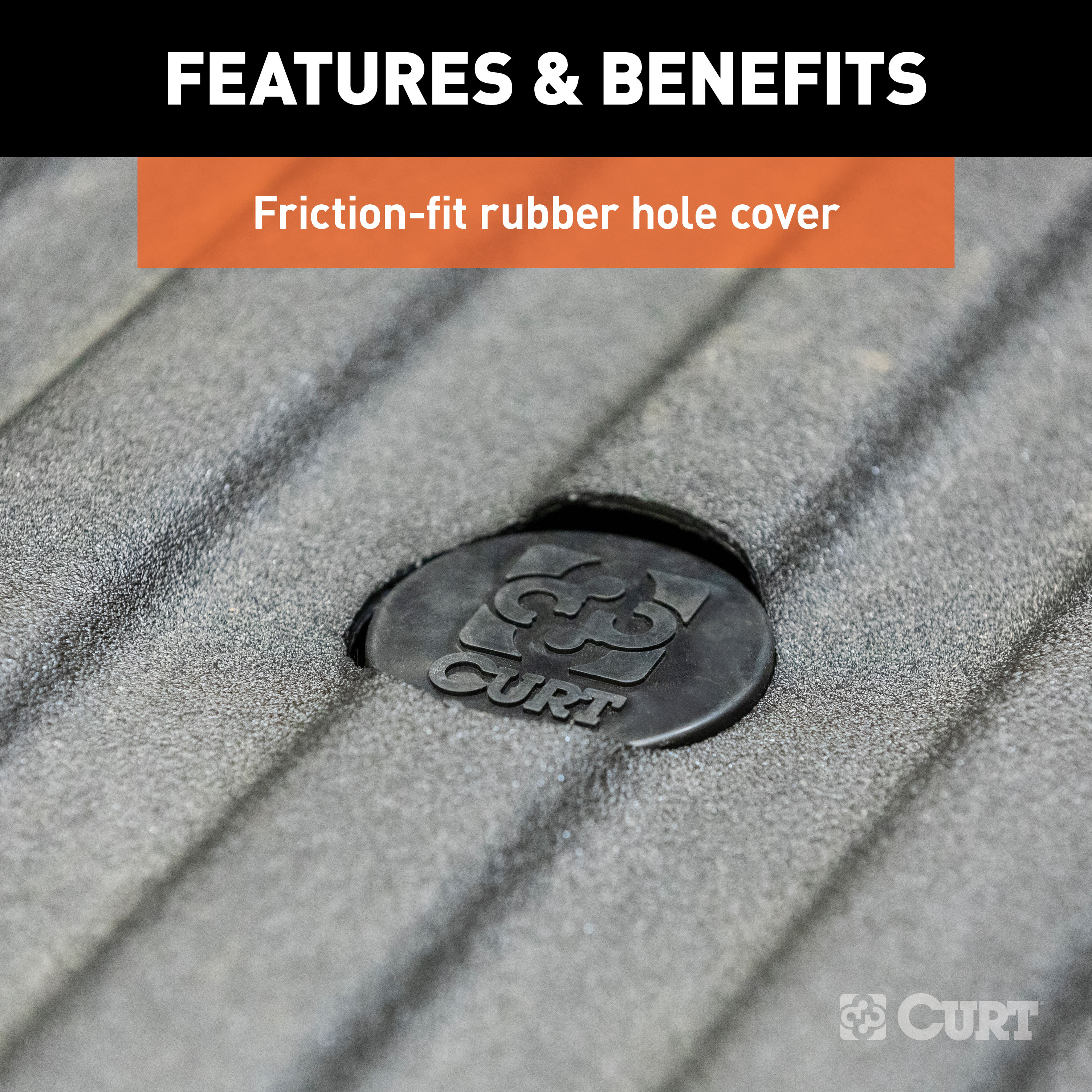 CURT OEM-Style Gooseneck Hitch, Select Chevrolet Silverado, GMC Sierra 2500, 3500 HD Gooseneck Trailer Hitch thumbnail 5