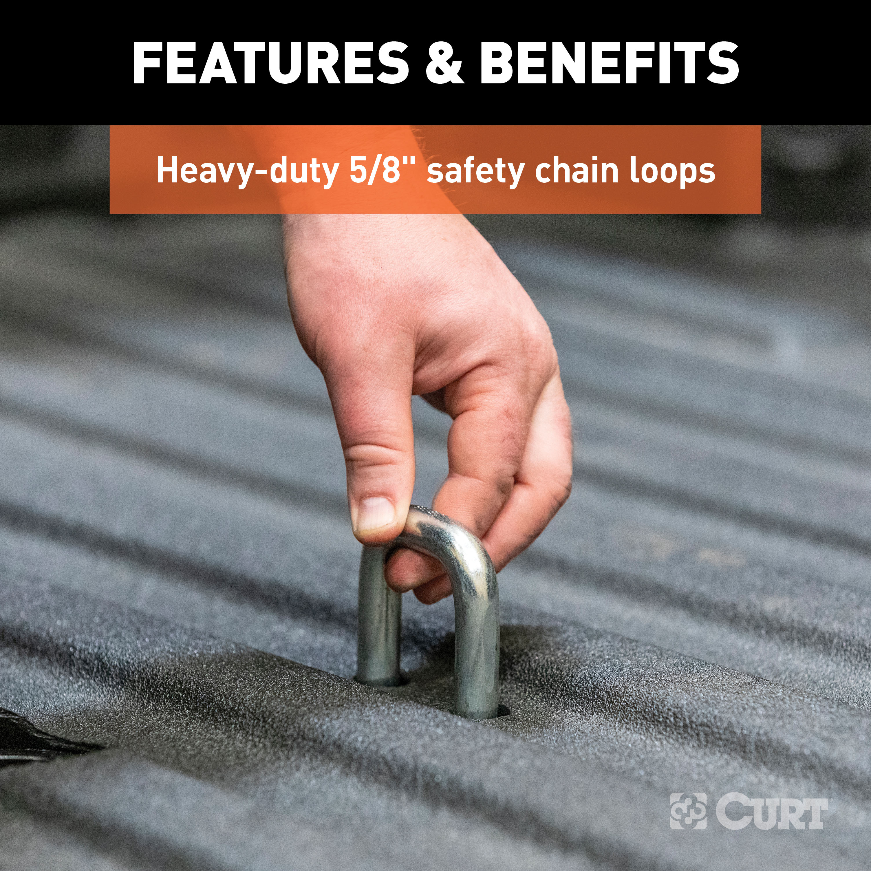 CURT OEM-Style Gooseneck Hitch, Select Chevrolet Silverado, GMC Sierra 2500, 3500 HD Gooseneck Trailer Hitch thumbnail 6