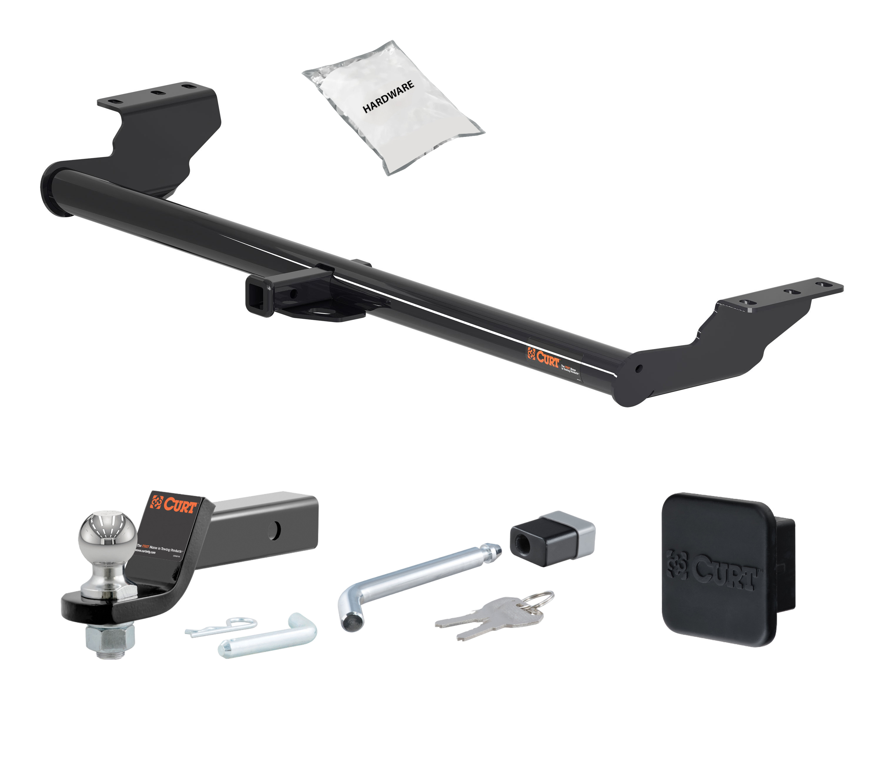 18 - 24 HONDA Odyssey -- 1.25in. CURT Trailer Hitch + Ball Mount + Cover + Lock Kit by CURT HWA1370 thumbnail 0