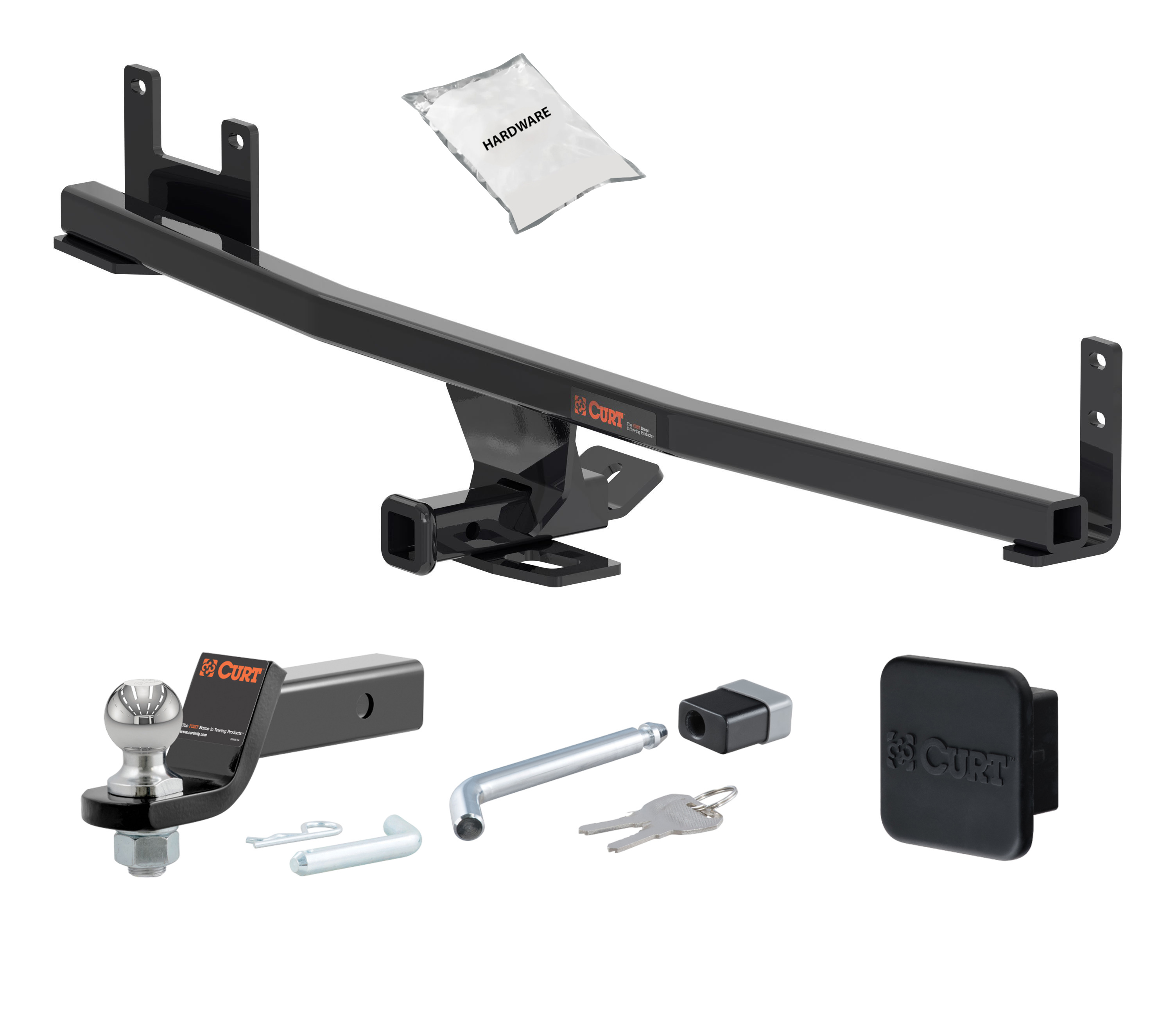 20 - 24 Hyundai Venue -- 1.25in. CURT Trailer Hitch + Ball Mount + Cover + Lock Kit by CURT HWA1465 thumbnail 0