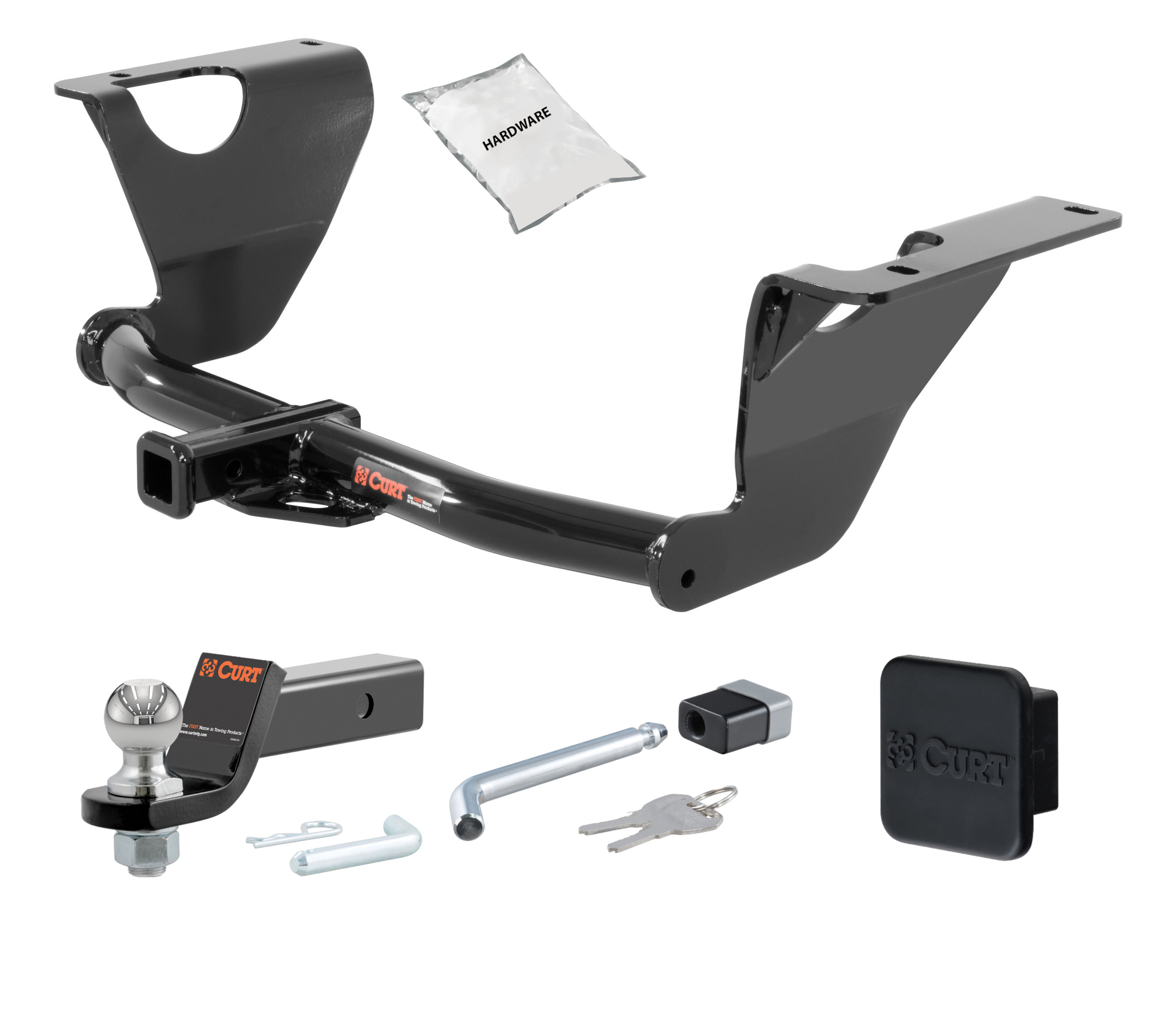 14 - 19 Subaru Outback Wagon 1.25in. CURT Trailer Hitch + Ball Mount + Cover + Lock Kit by CURT HWA2311 thumbnail 0