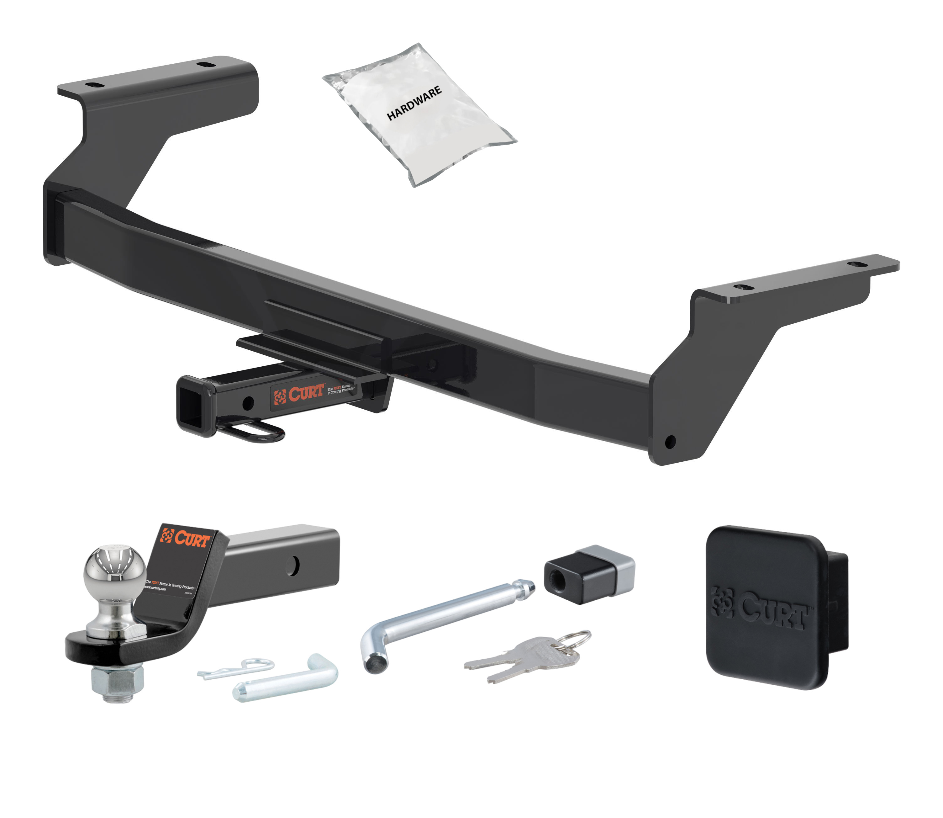 20 - 24 Mazda CX-30 -- 1.25in. CURT Trailer Hitch + Ball Mount + Cover + Lock Kit by CURT HWA1807 thumbnail 0