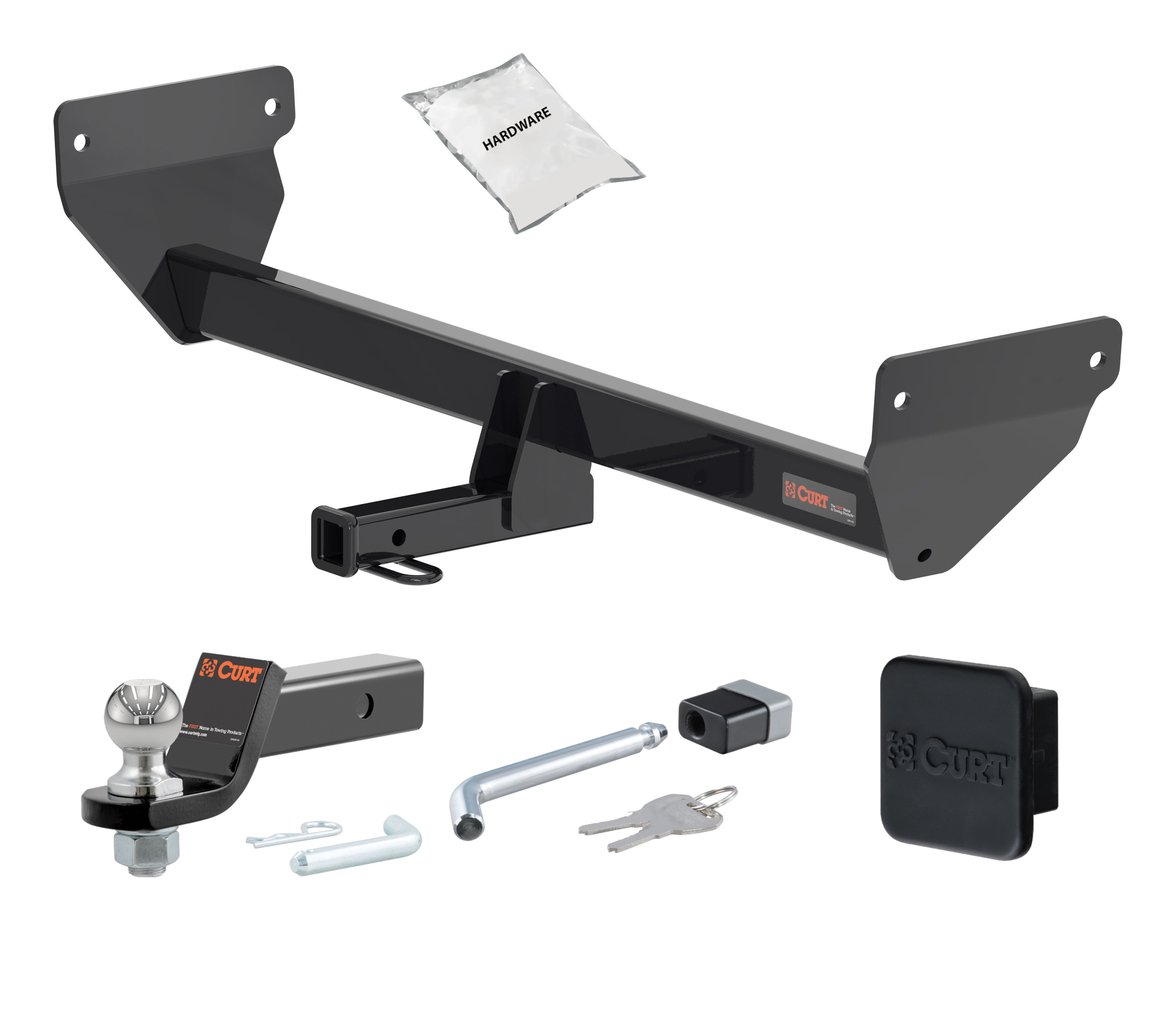 23 - 24 Mazda CX-50 -- 1.25in. CURT Trailer Hitch + Ball Mount + Cover + Lock Kit by CURT HWA1808 thumbnail 0