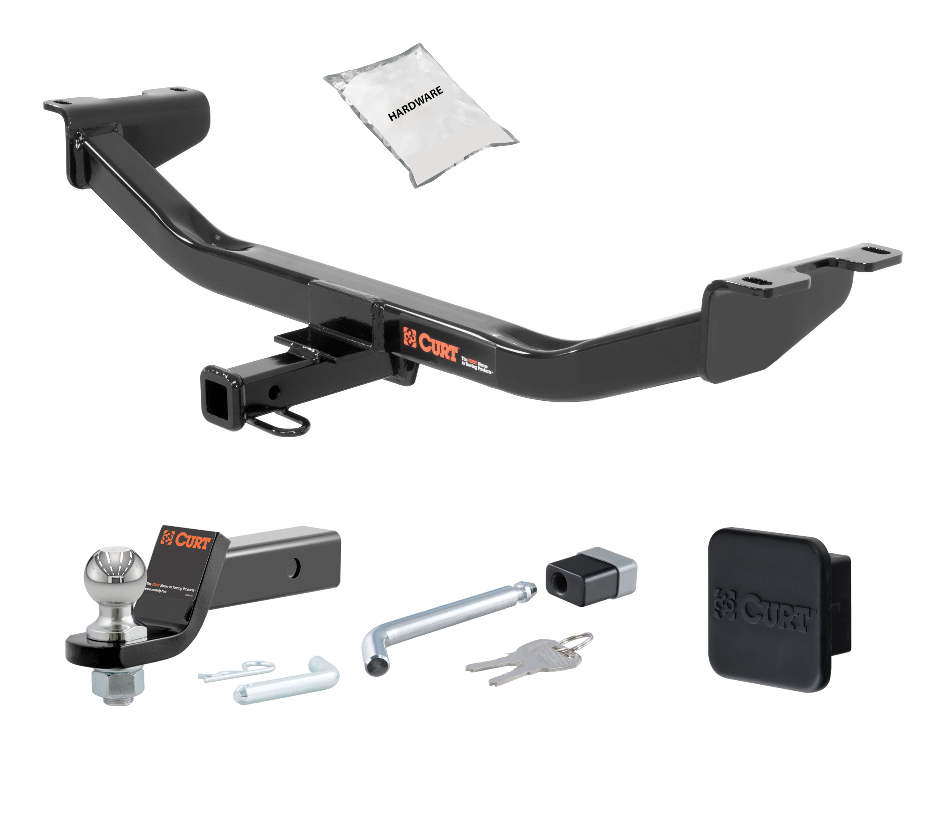 13 - 18 Acura RDX  -- 1.25in. CURT Trailer Hitch + Ball Mount + Cover + Lock Kit by CURT HWA13 thumbnail 0