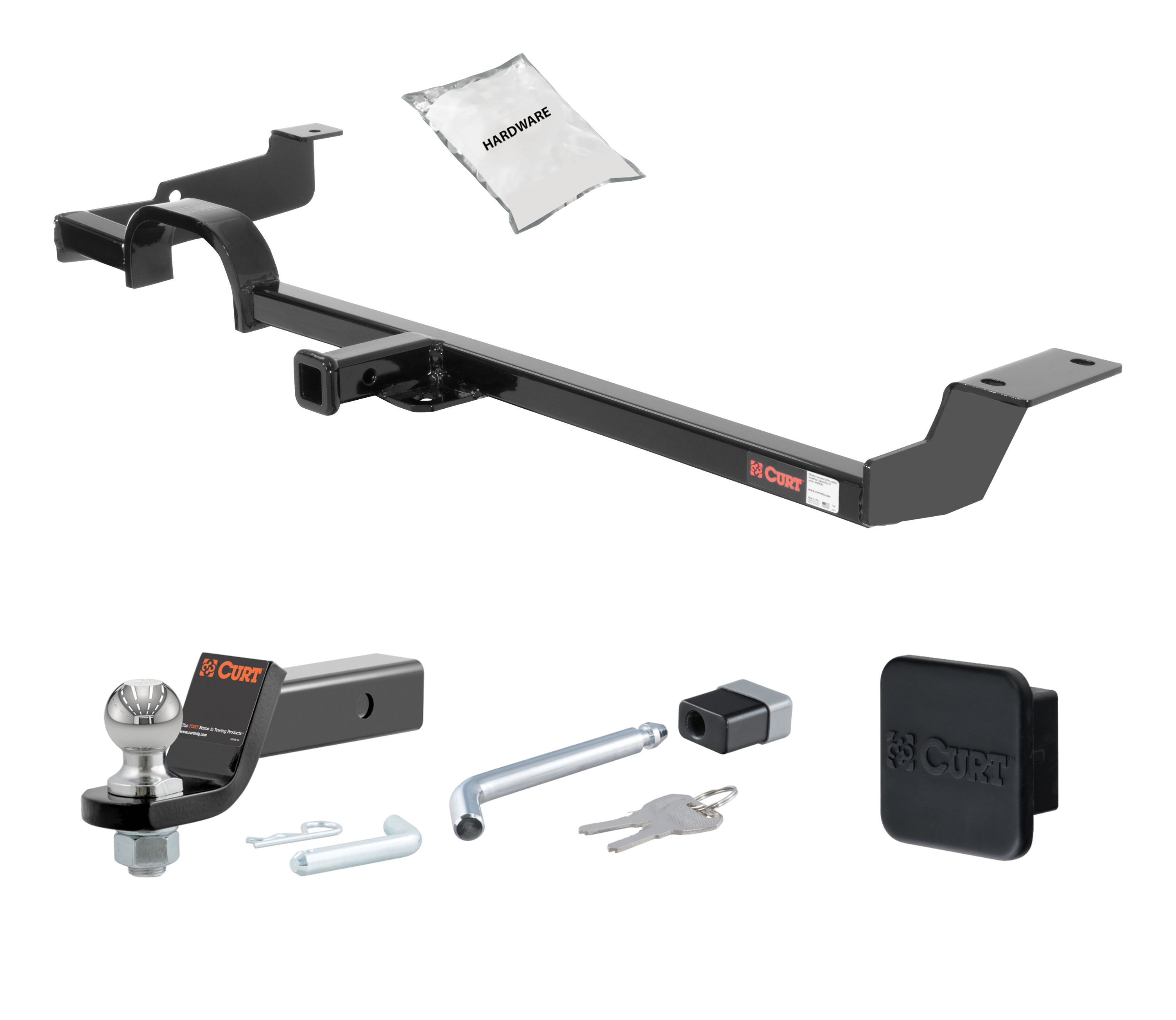 90 - 96 Infiniti Q45  -- 1.25in. CURT Trailer Hitch + Ball Mount + Cover + Lock Kit by CURT HWA1484 thumbnail 0