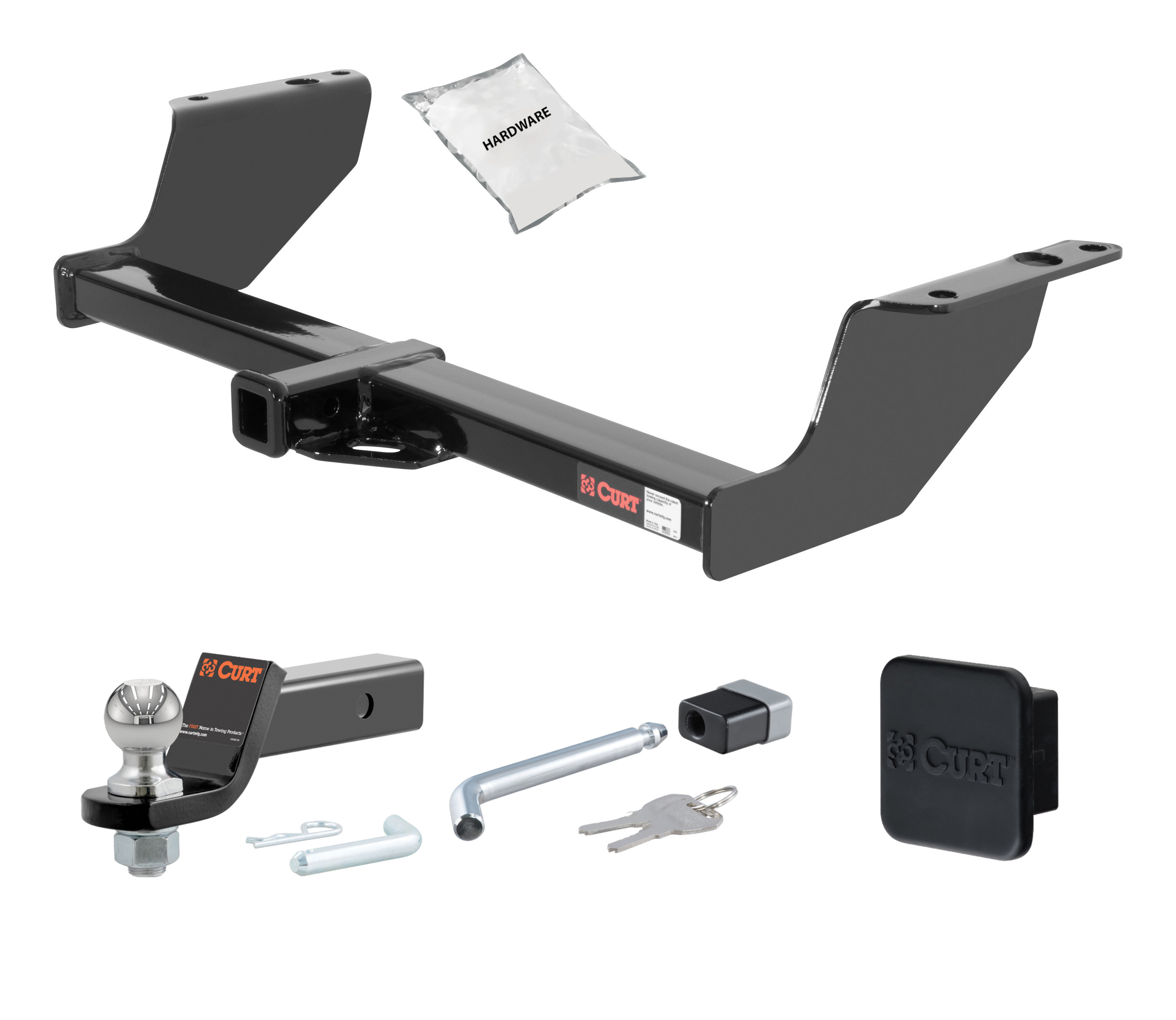 94 - 96 Mazda B3000 -- 1.25in. CURT Trailer Hitch + Ball Mount + Cover + Lock Kit by CURT HWA1790 thumbnail 0