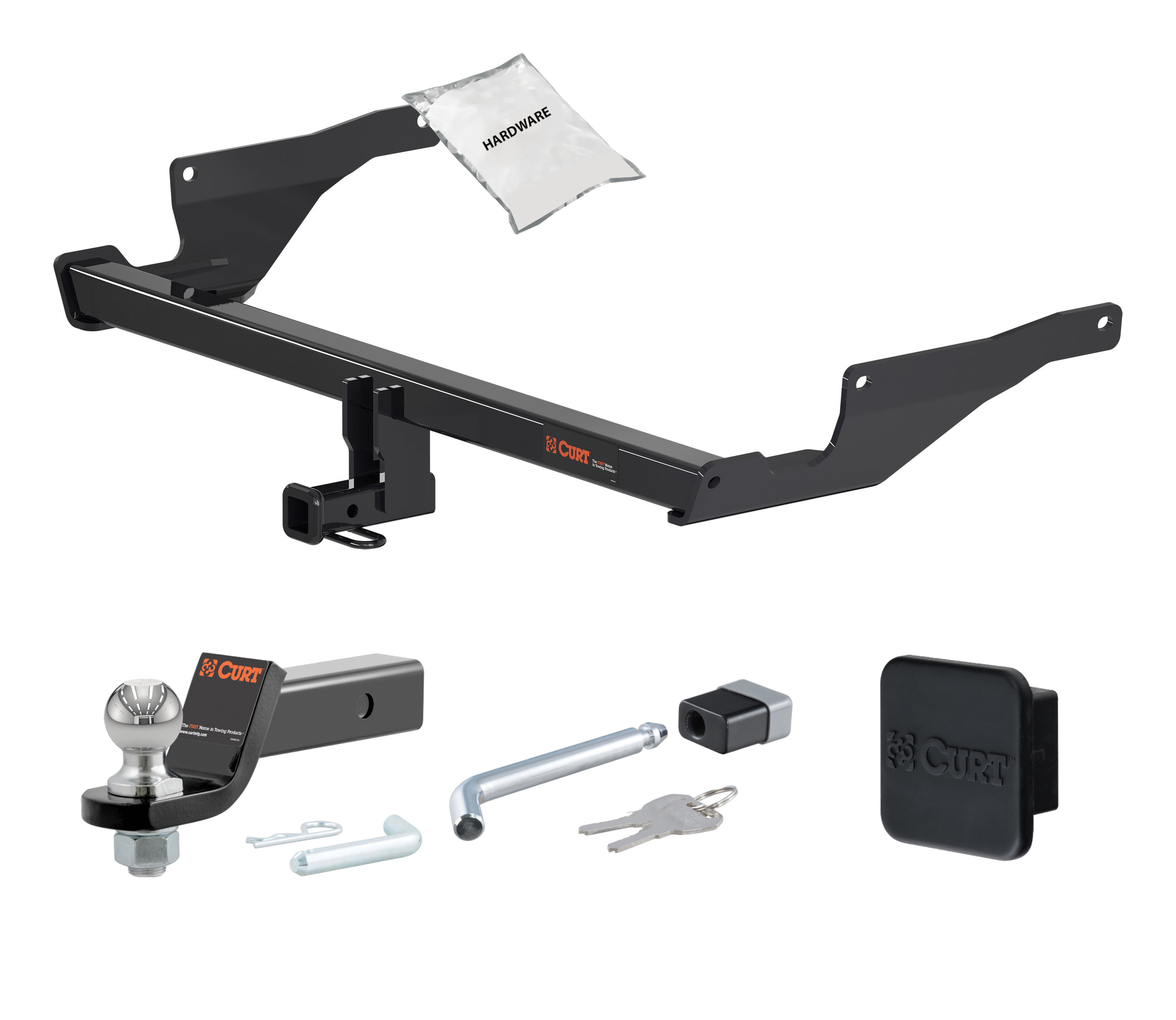 13 - 24 Mazda CX-5 -- 1.25in. CURT Trailer Hitch + Ball Mount + Cover + Lock Kit by CURT HWA1797 thumbnail 0