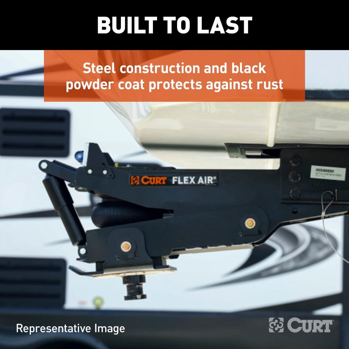 CURT Flex Air® Pin Box - 21, 000 Lbs for Rhino Boxes thumbnail 4