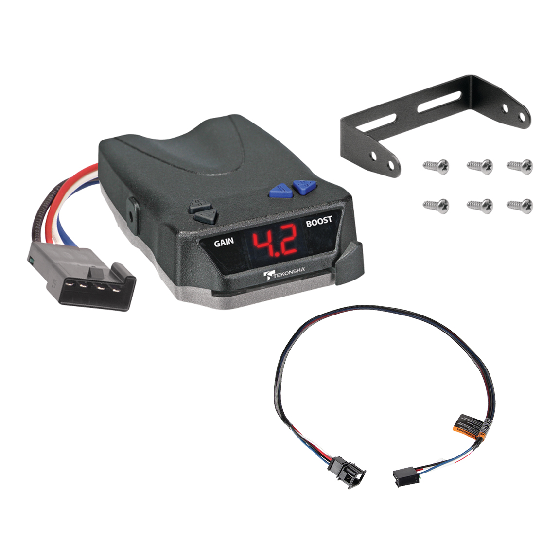 2004-2017 Volkswagen Touareg Tekonsha BRAKE-EVN Proportional Brake Controller for Trailers with 1 to 4 Axles Black 8508220 thumbnail 0