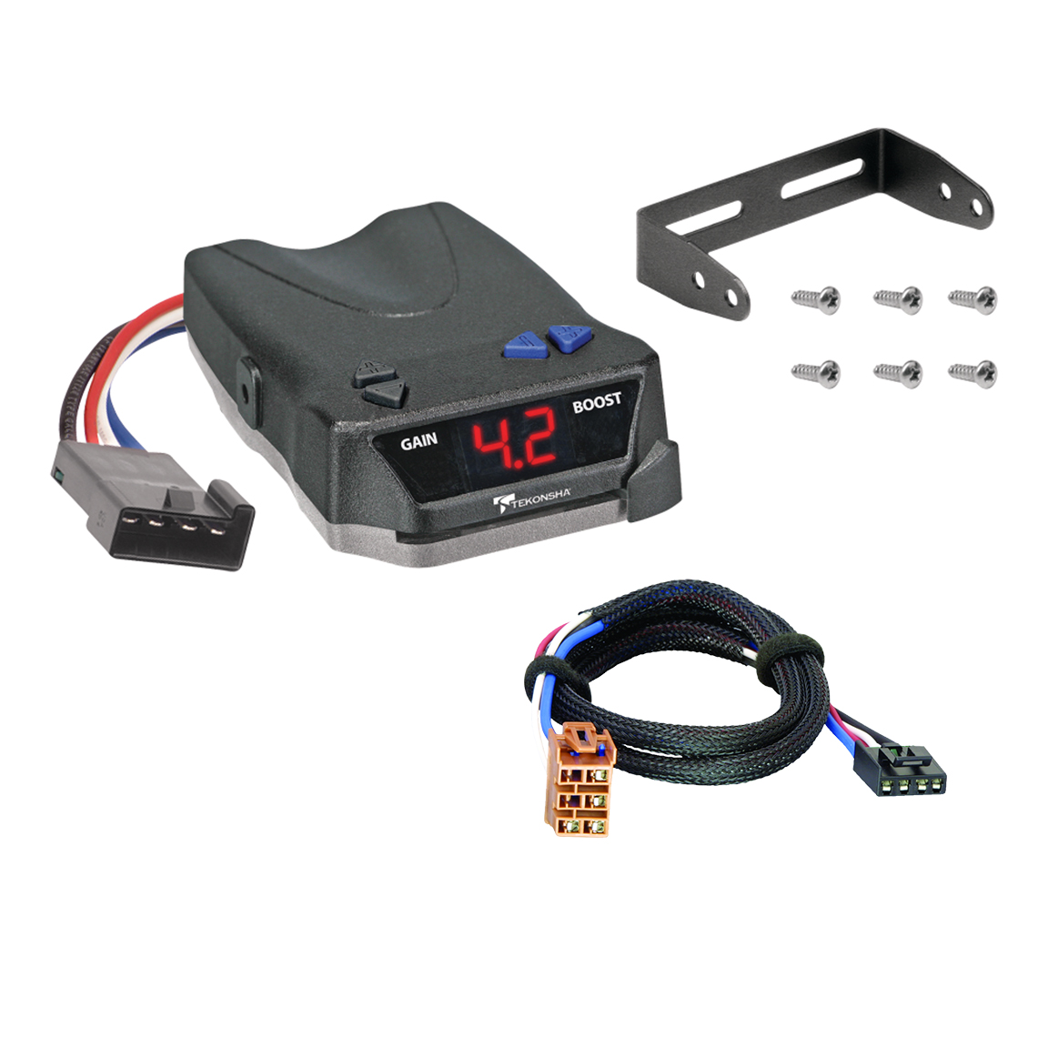 1999-2002 GMC Sierra 2500 Tekonsha BRAKE-EVN Proportional Brake Controller for Trailers with 1 to 4 Axles Black 8508220 thumbnail 0
