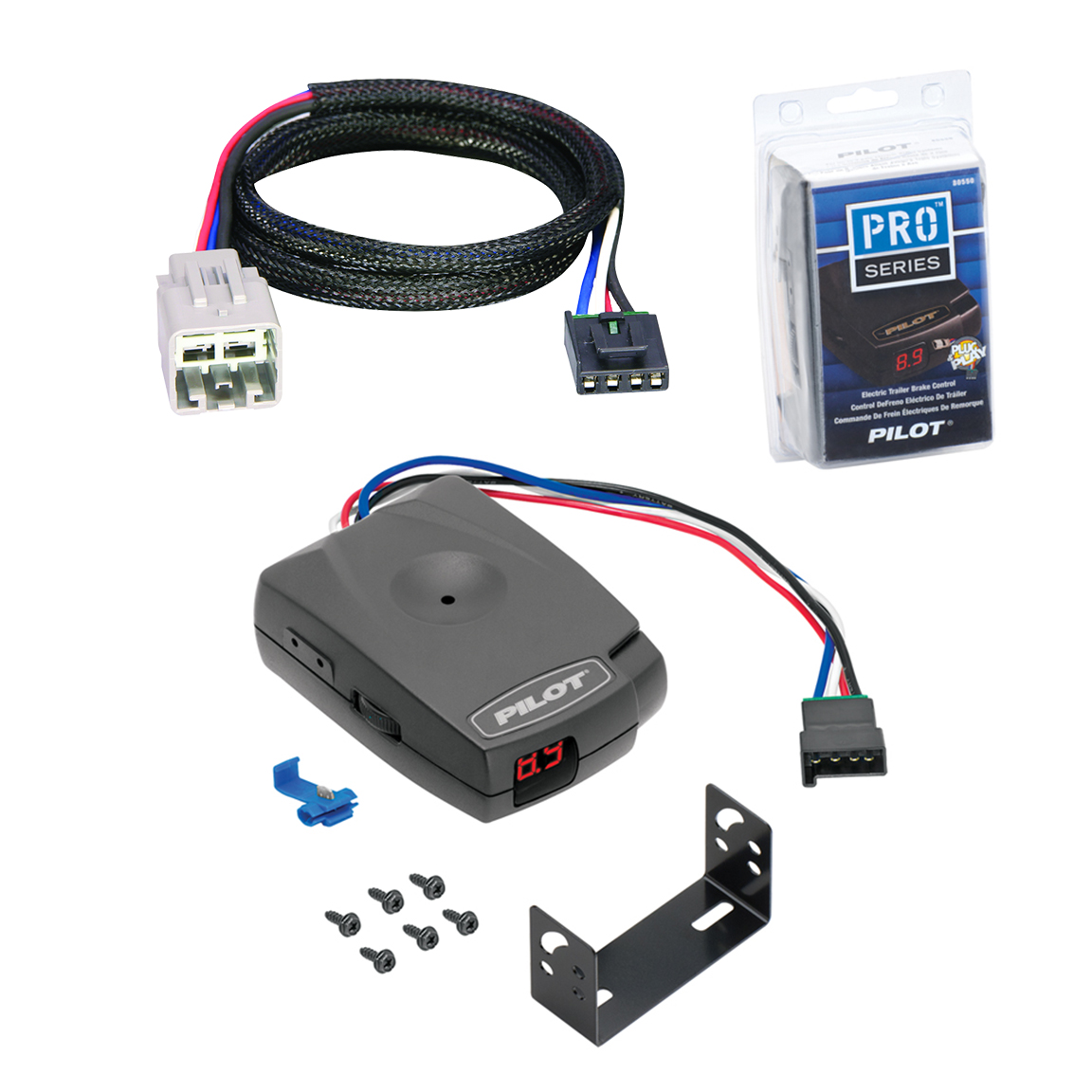 2005-2007 Ford F-450 Super Duty Tekonsha Pilot Trailer Time Delay Brake Controller for Trailers with 1 to 3 Axles 80550 thumbnail 0