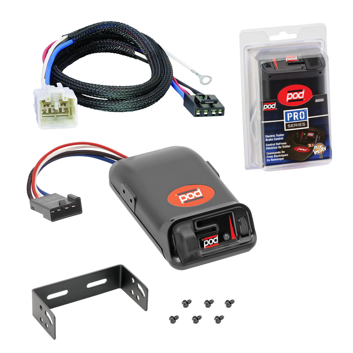 2014-2025 Toyota 4Runner POD Trailer Time?Delay Brake Controller for Trailers with 1?2 Axles 80500 thumbnail 0