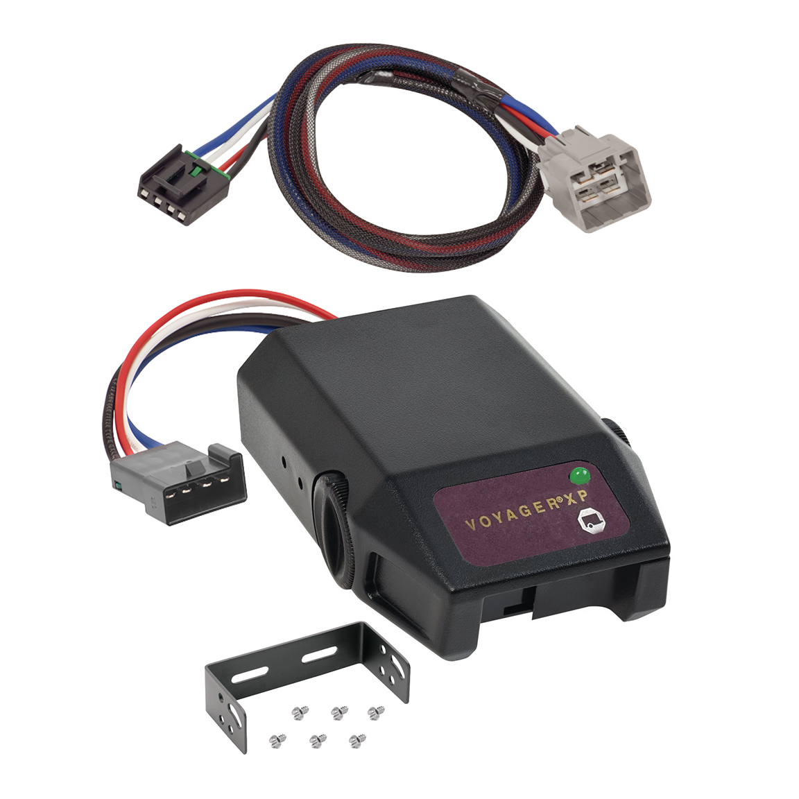 2019-2024 RAM 1500 Raybestos Voyager XP Proportional Brake Controller for Trailers with 1 to 4 Axles Black 761-9035 thumbnail 0