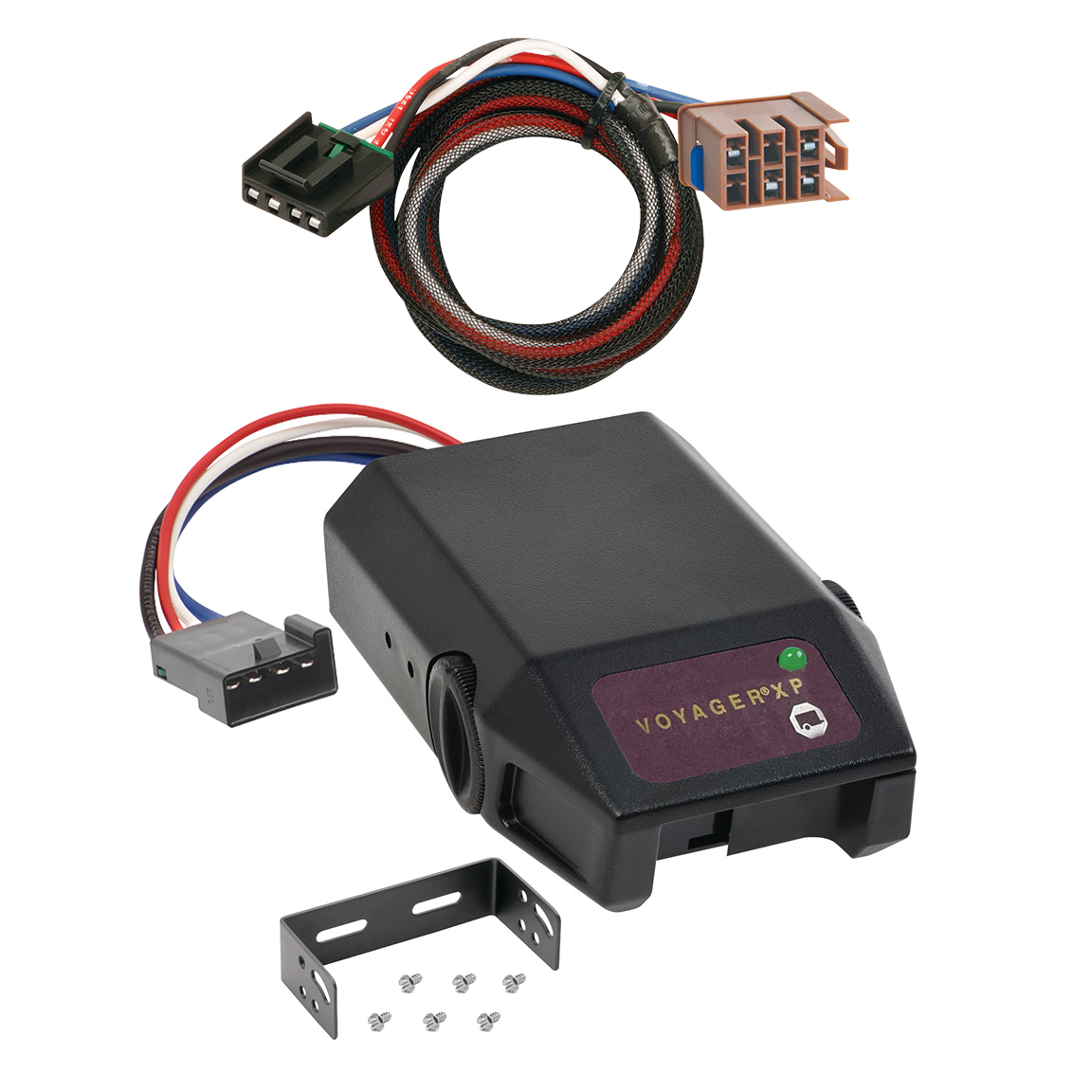 2003-2006 GMC Sierra 3500 Raybestos Voyager XP Proportional Brake Controller for Trailers with 1 to 4 Axles Black 761-9035 thumbnail 0