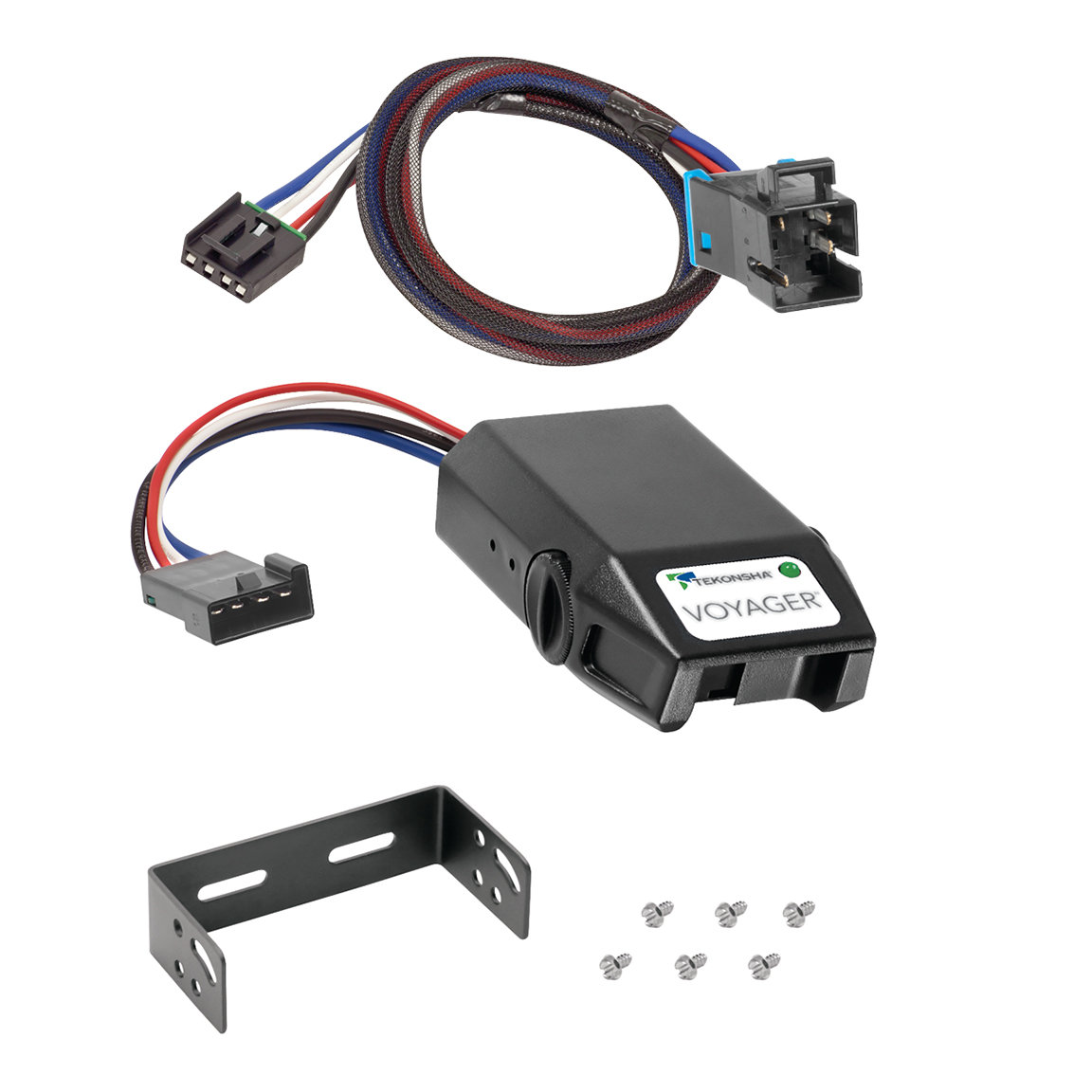 2004-2023 Freightliner XC Tekonsha Voyager Proportional Brake Controller for Trailers with 1 to 4 Axles Black 9030 thumbnail 0
