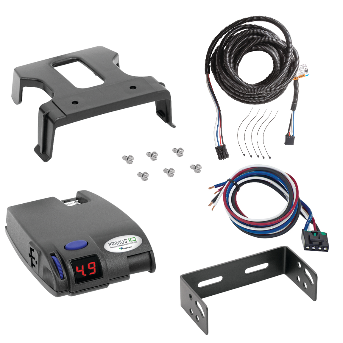 2007-2024 BMW X5 Tekonsha Primus IQ Proportional Brake Controller for Trailers with 1 to 3 Axles Gray 90160 thumbnail 0