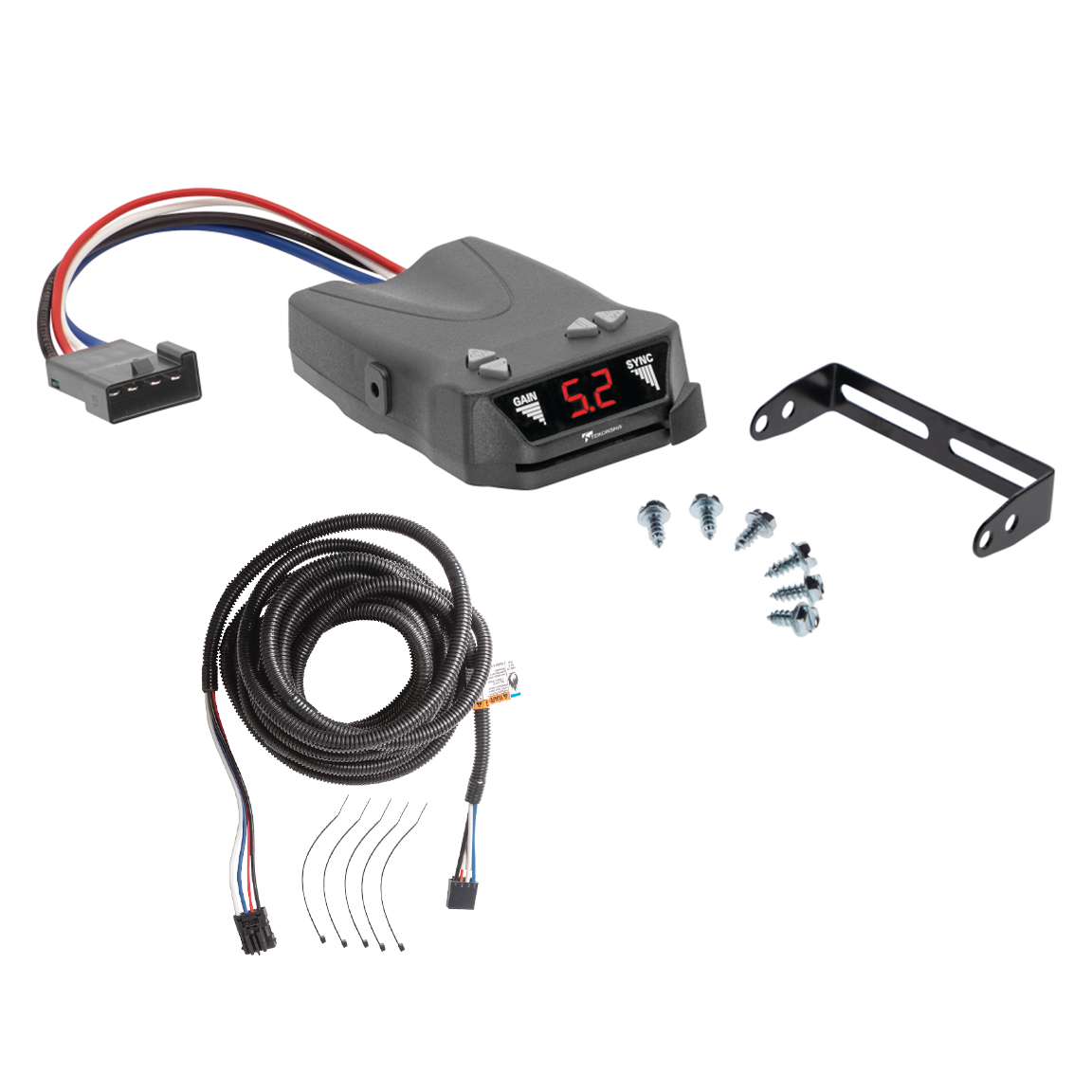 2007-2026 BMW X5 w/Factory 7-Way Brakeman IV Time?Delay Brake Controller for Trailers with 1?4 Axles, Black 8507120 thumbnail 0