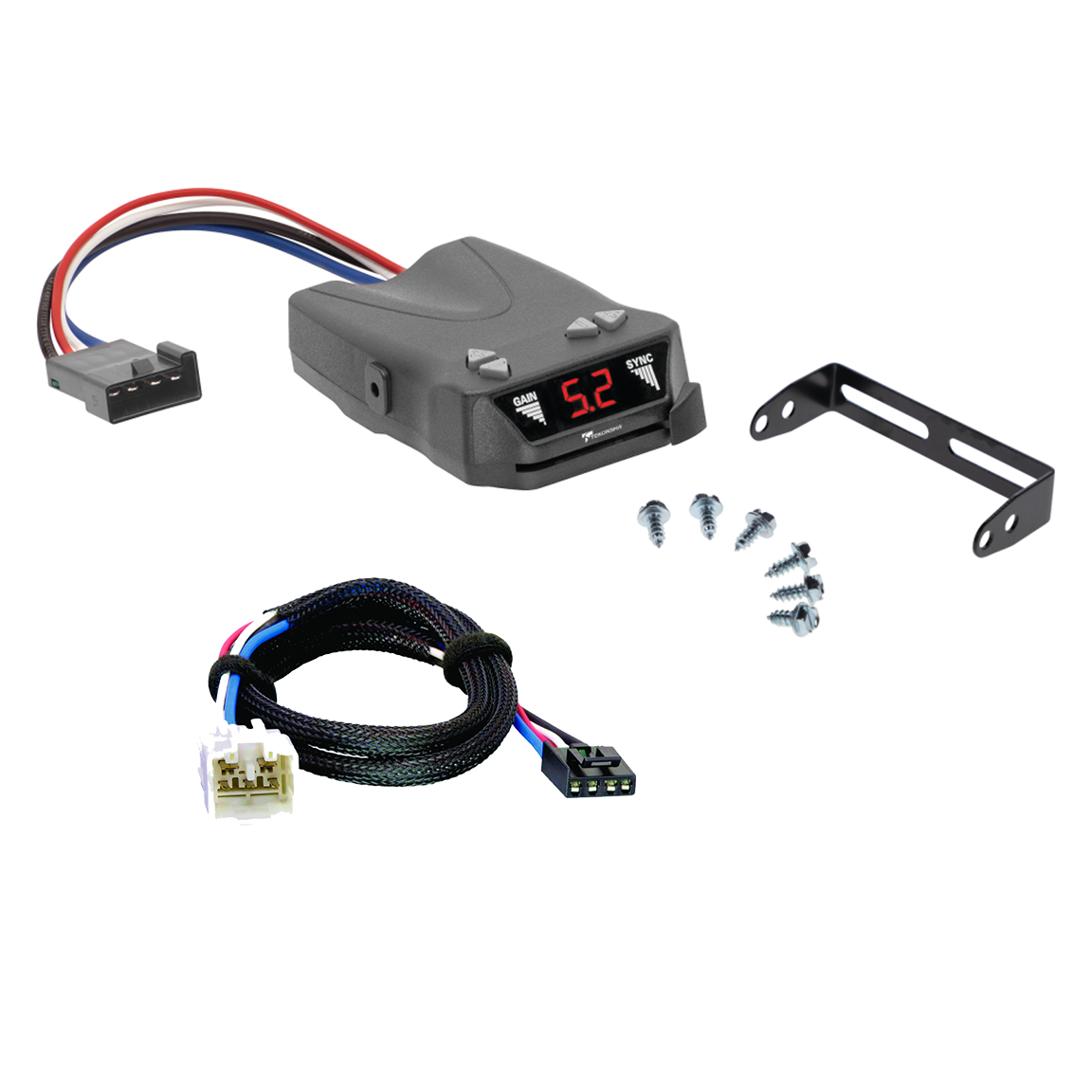 2003-2013 Toyota 4Runner Tekonsha Brakeman IV Time Delay Brake Controller for Trailers with 1 to 4 Axles Black 8507120 thumbnail 0